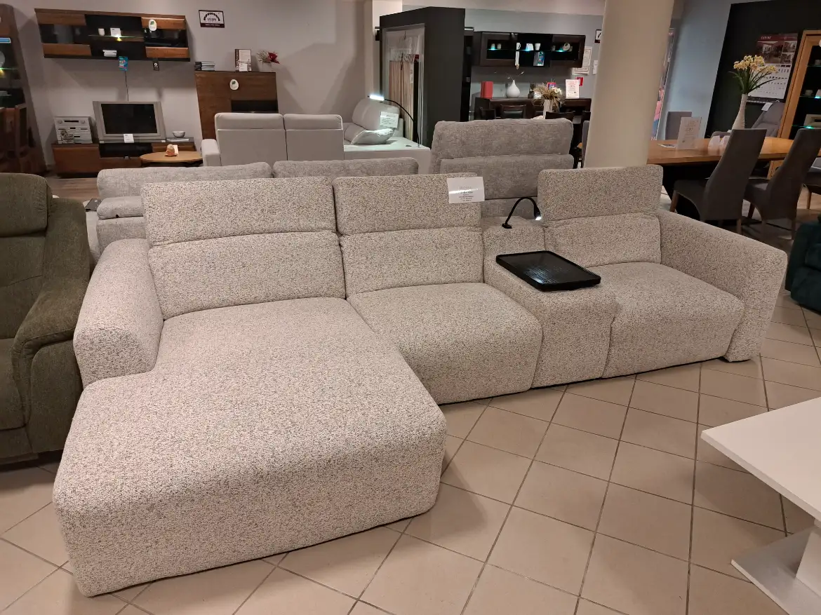 Wajnert Narożnik NUBE Relax Ruchome Oparcie Ładowarka + lampka