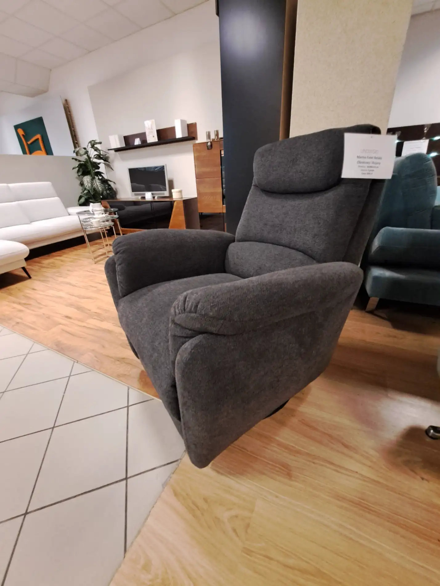 Meblomak Fotel Marino Relax 1FOB obrotowy