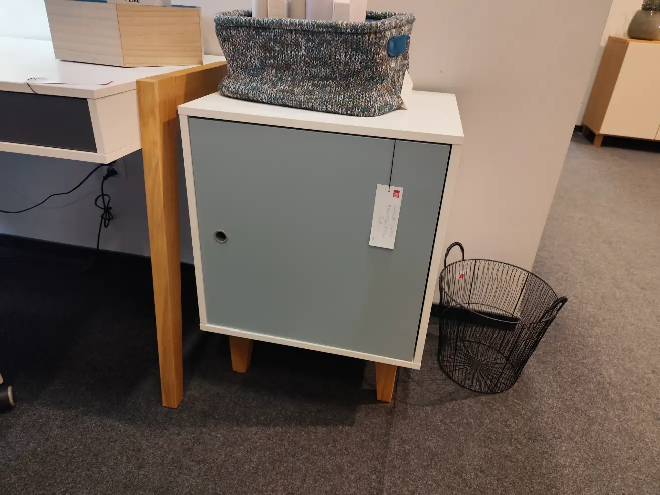 VOX Szafka CONCEPT stolik nocny błękitny VOX Szafka CONCEPT stolik nocny błękitny