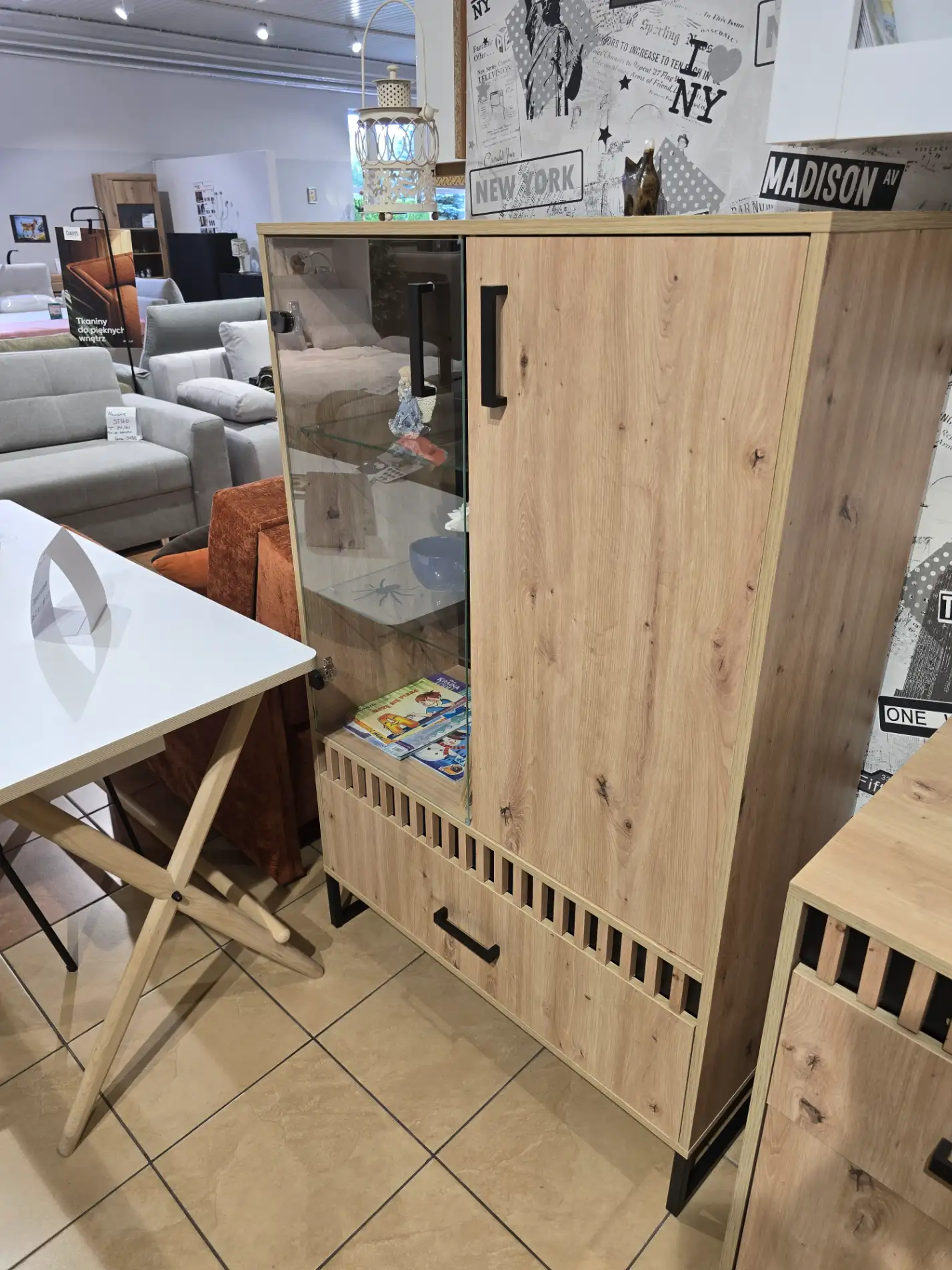 Domel Zestaw mebli LAMELIX do salonu i pokoju młodzieżowego Barek + regał + biurko 02, 06, 09
