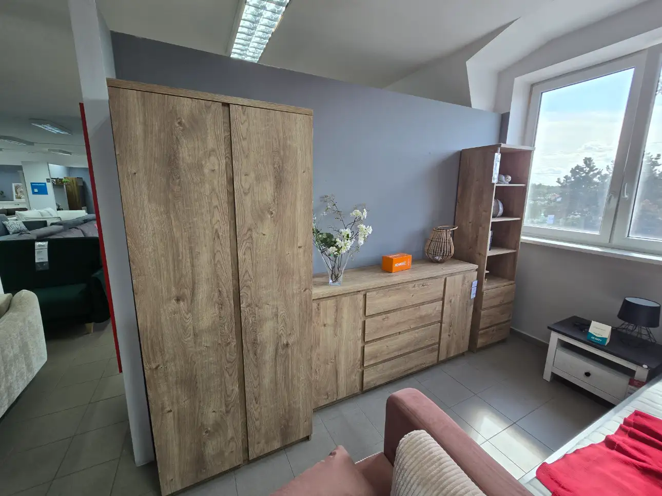 Meble Wójcik Szafa FRIBO 2D Dąb Ribbeck FRIS02