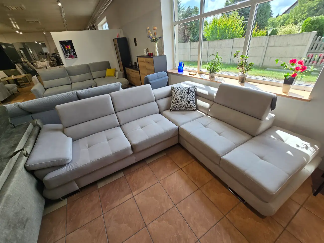 Benix Narożnik LUTON z funkcją spania 275 x 225 cm