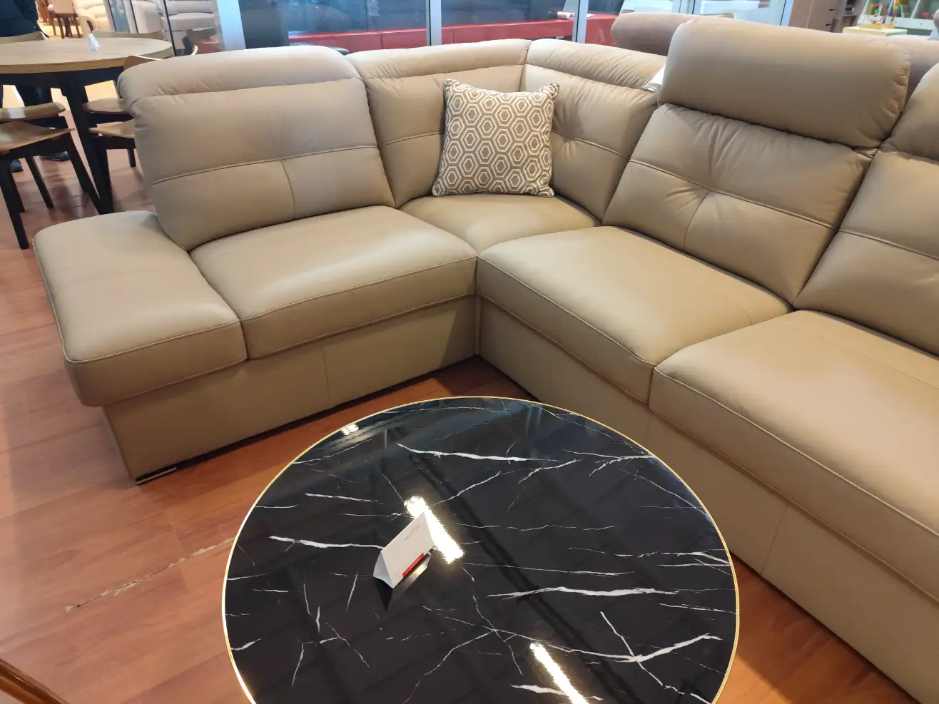 Bydgoskie Meble Narożnik LEGEND skóra naturalna z funkcją spania i pojemnikiem 269 x 215 cm Bydgoskie Meble Narożnik LEGEND skóra naturalna z funkcją spania i pojemnikiem 269 x 215 cm