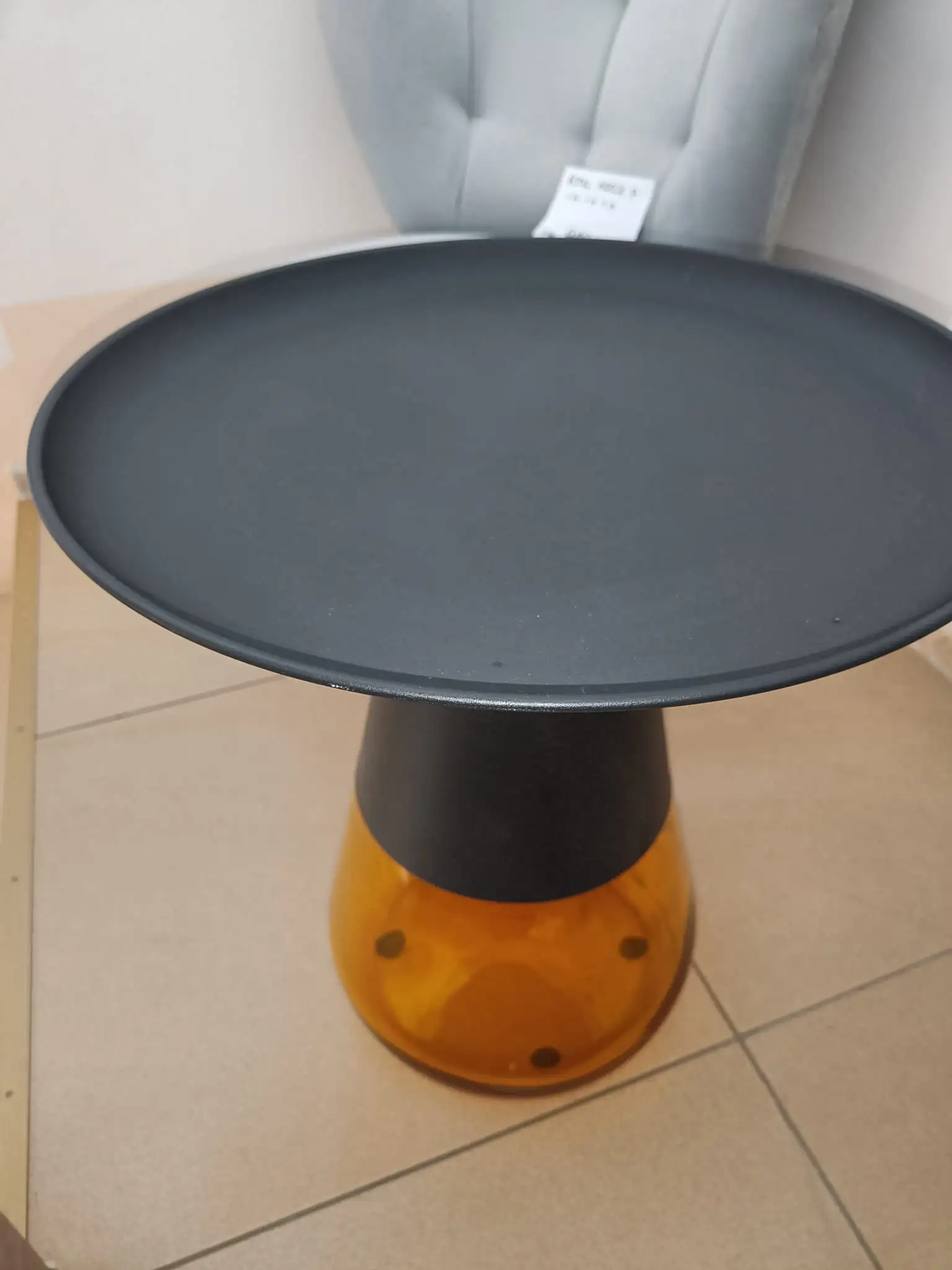 Signal Stolik szklany kawowy TIFFANY A BLACK 50 cm.