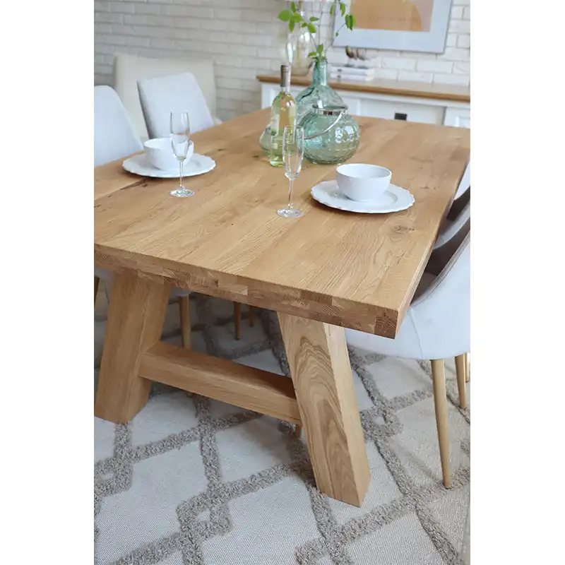 Stół z litego drewna Dębowego Rustic 