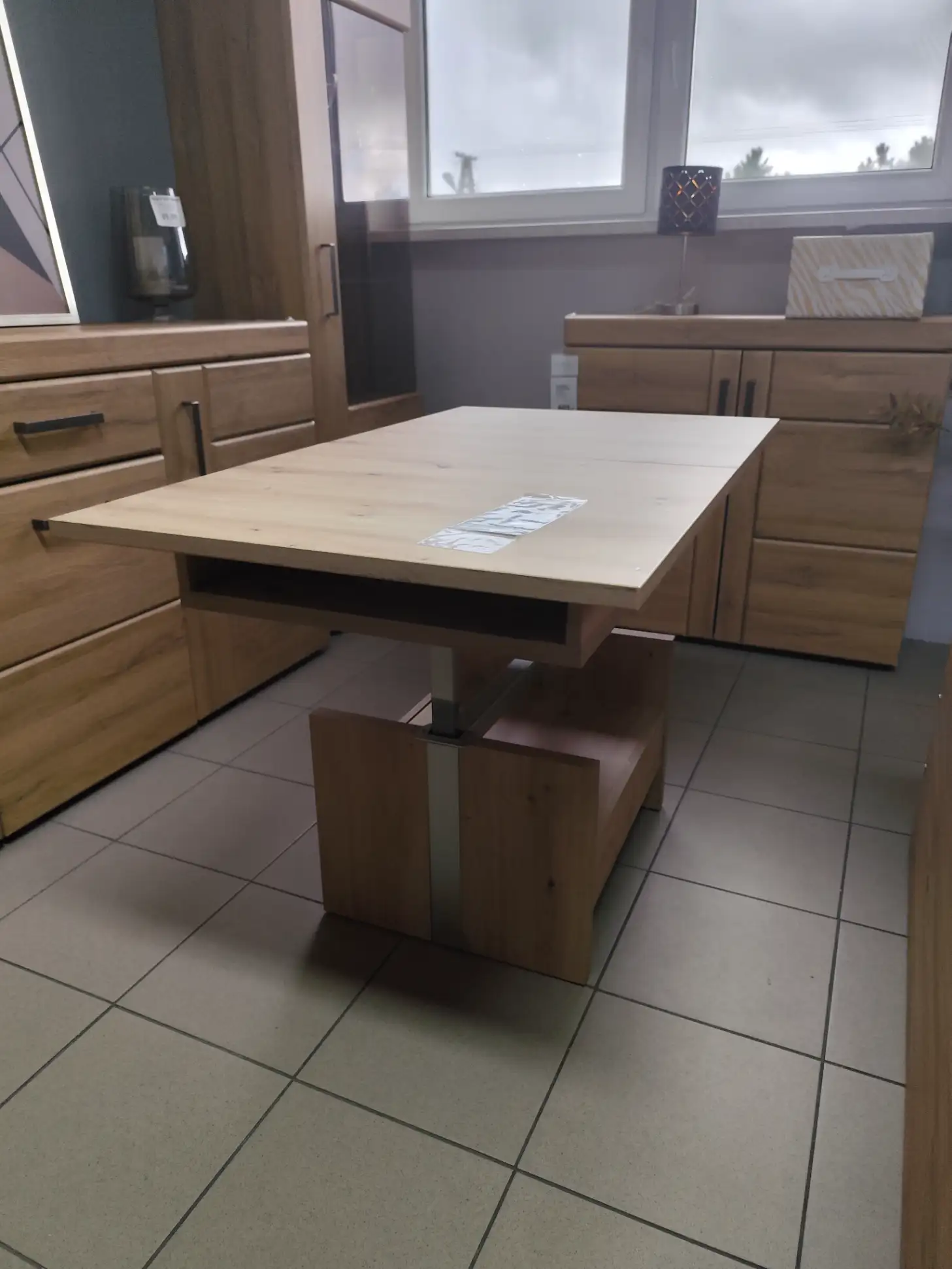 Meble Wójcik Ławostół ława rozkładana CORTADO 1S CRTT02 Dąb Artisan