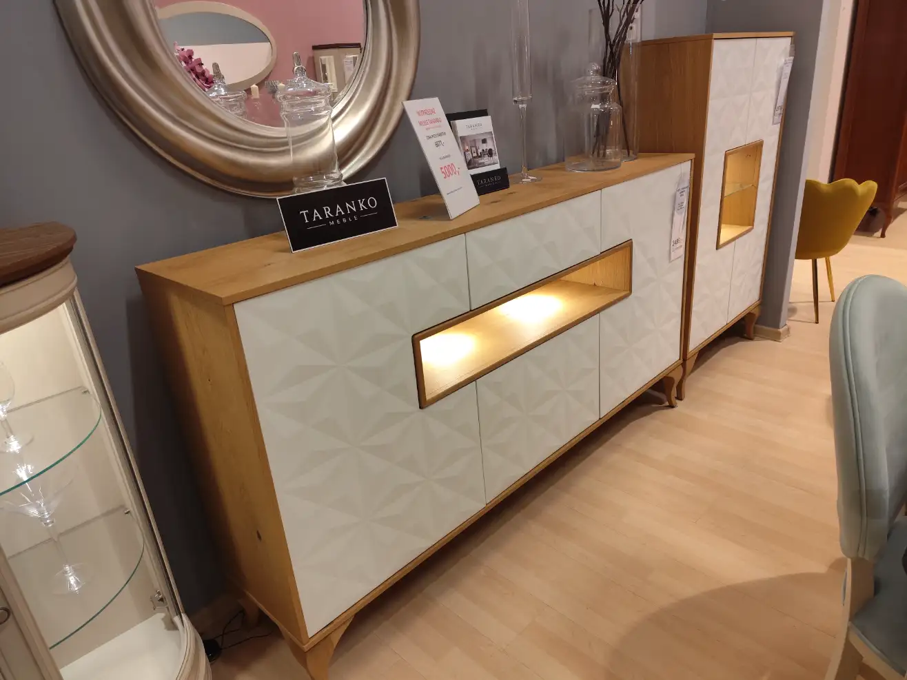 Meble Taranko Diament Zestaw Komoda DI-K3 + DI-K3/4 Meble Taranko Diament Zestaw Komoda DI-K3 + DI-K3/4