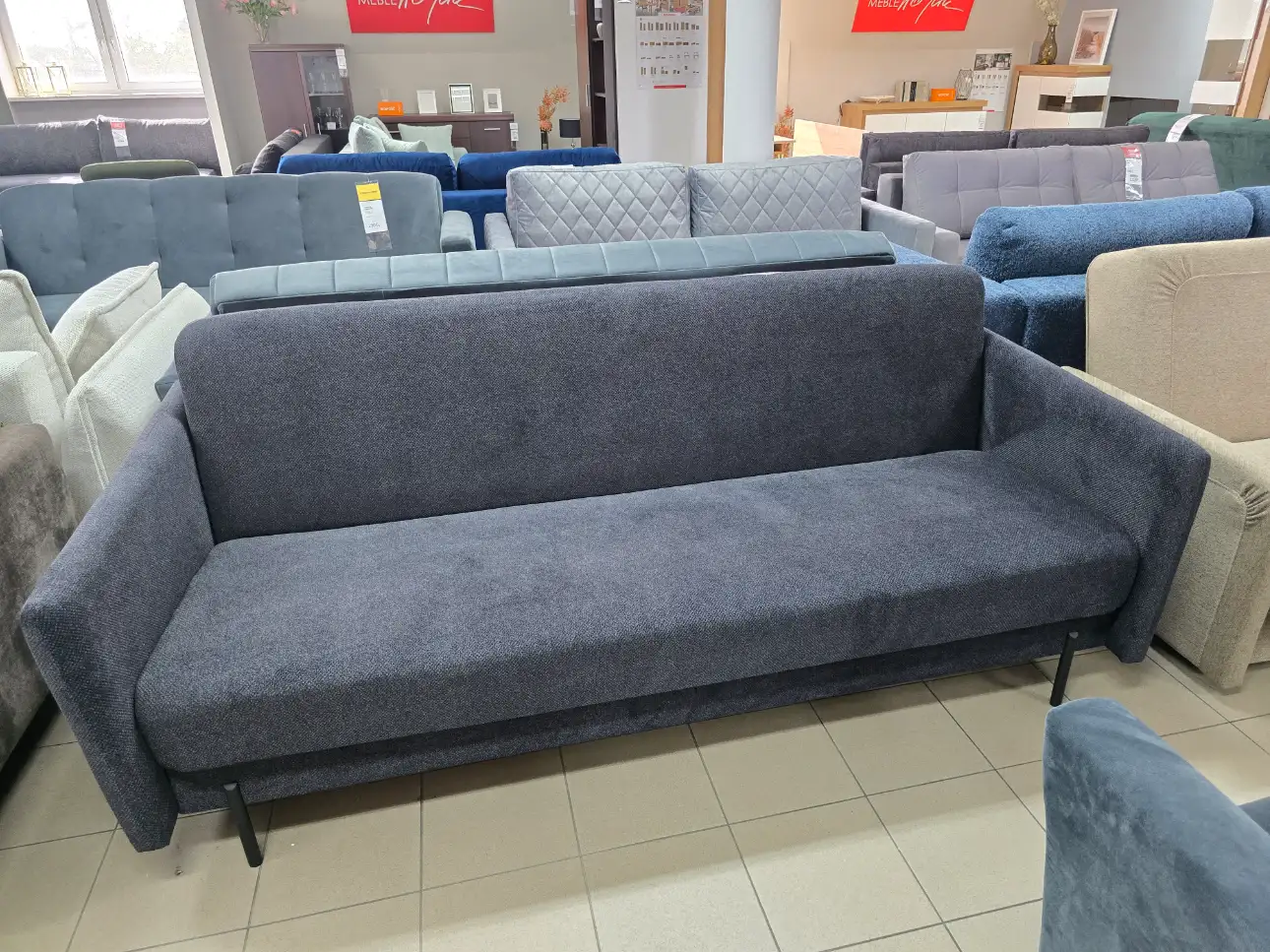 Sofa RUFI kanapa z funkcja spania i pojemnikiem