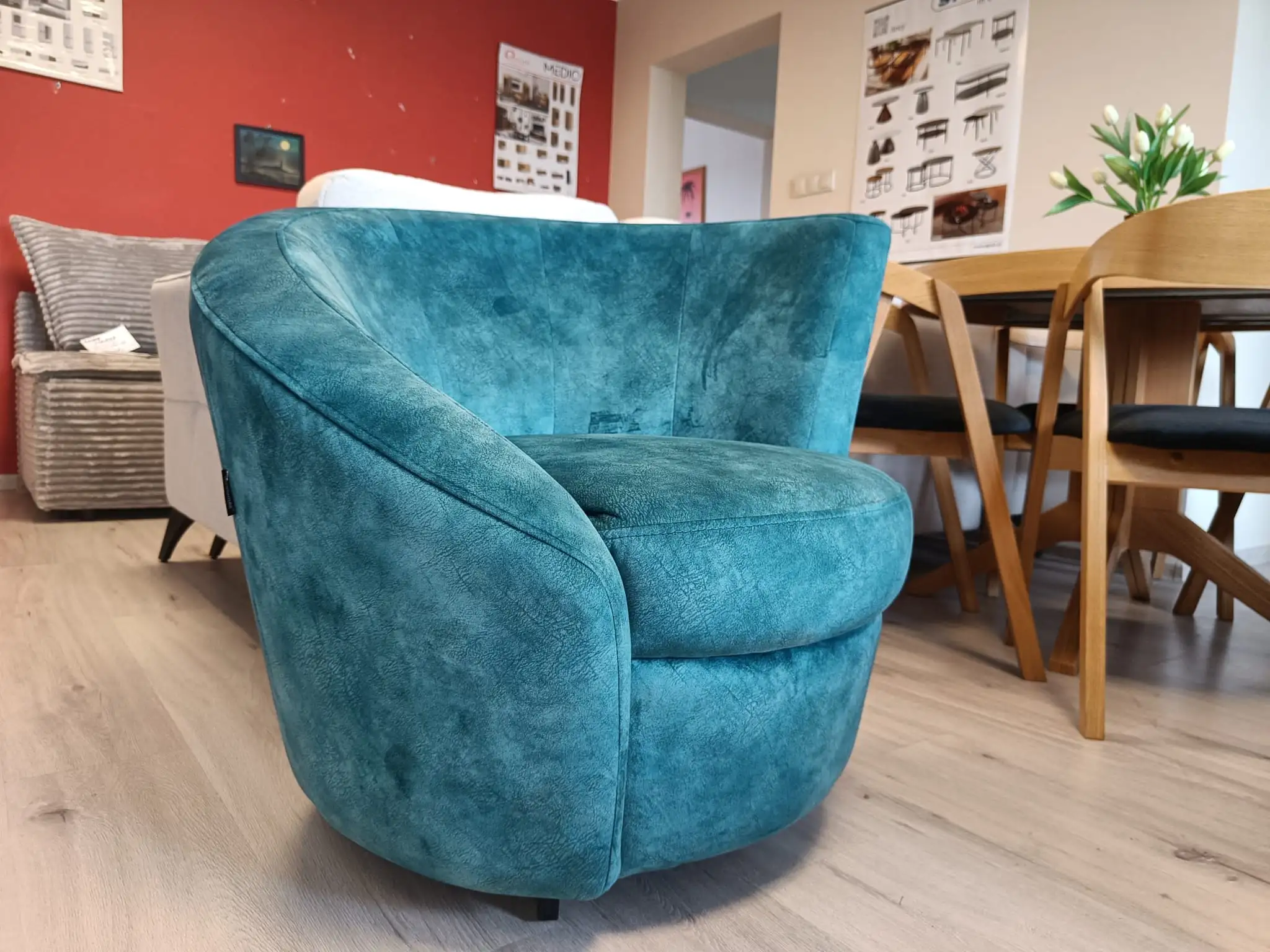 Meblomak Fotel LIDO 1OBL obrotowy kubełkowy