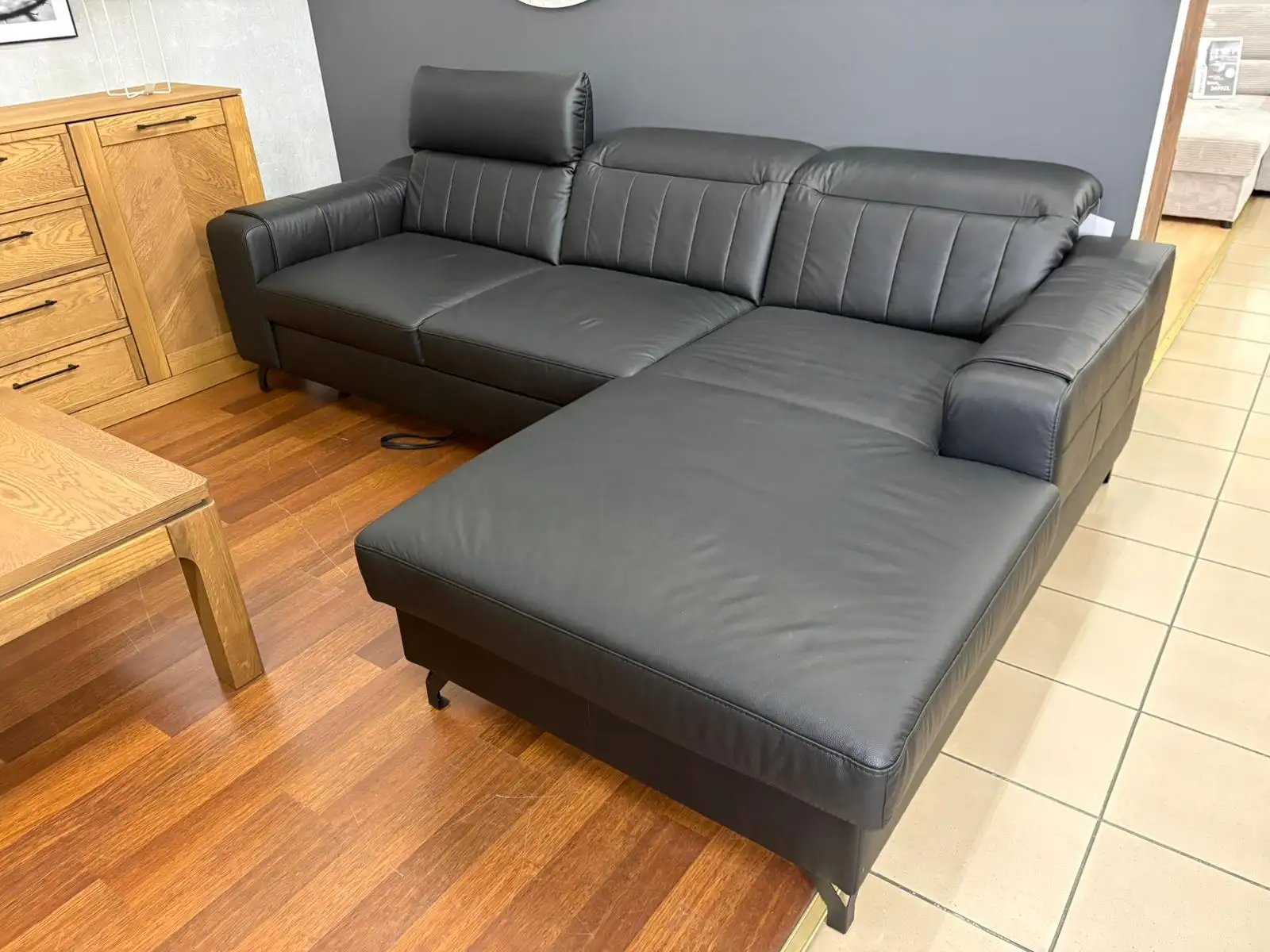 AEK Design Narożnik ALAMO z funkcją spania i pojemnikiem 259 x 172 cm