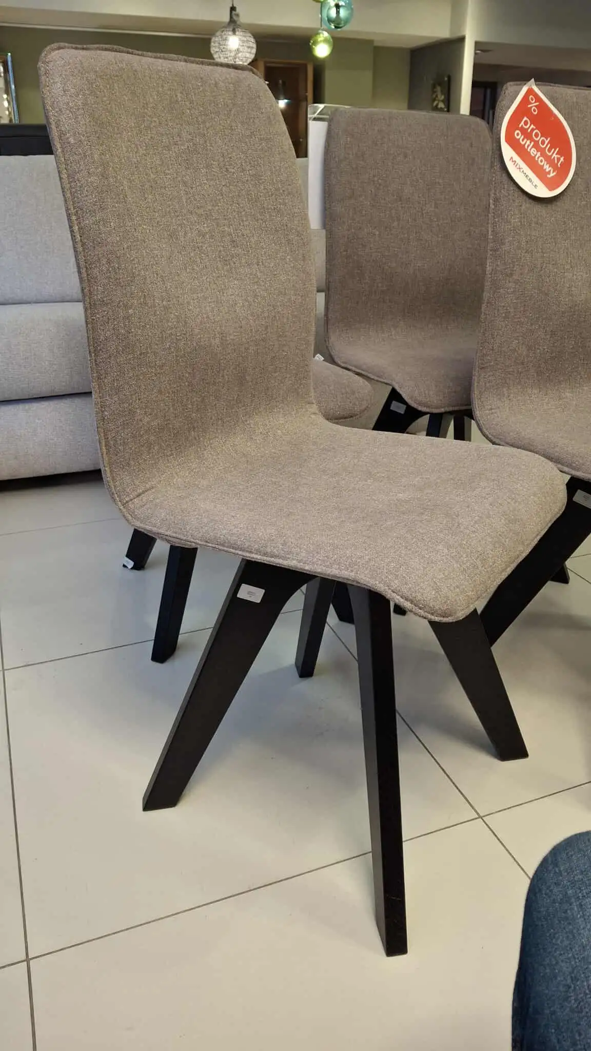 Zestaw krzeseł VELVET 4szt. 