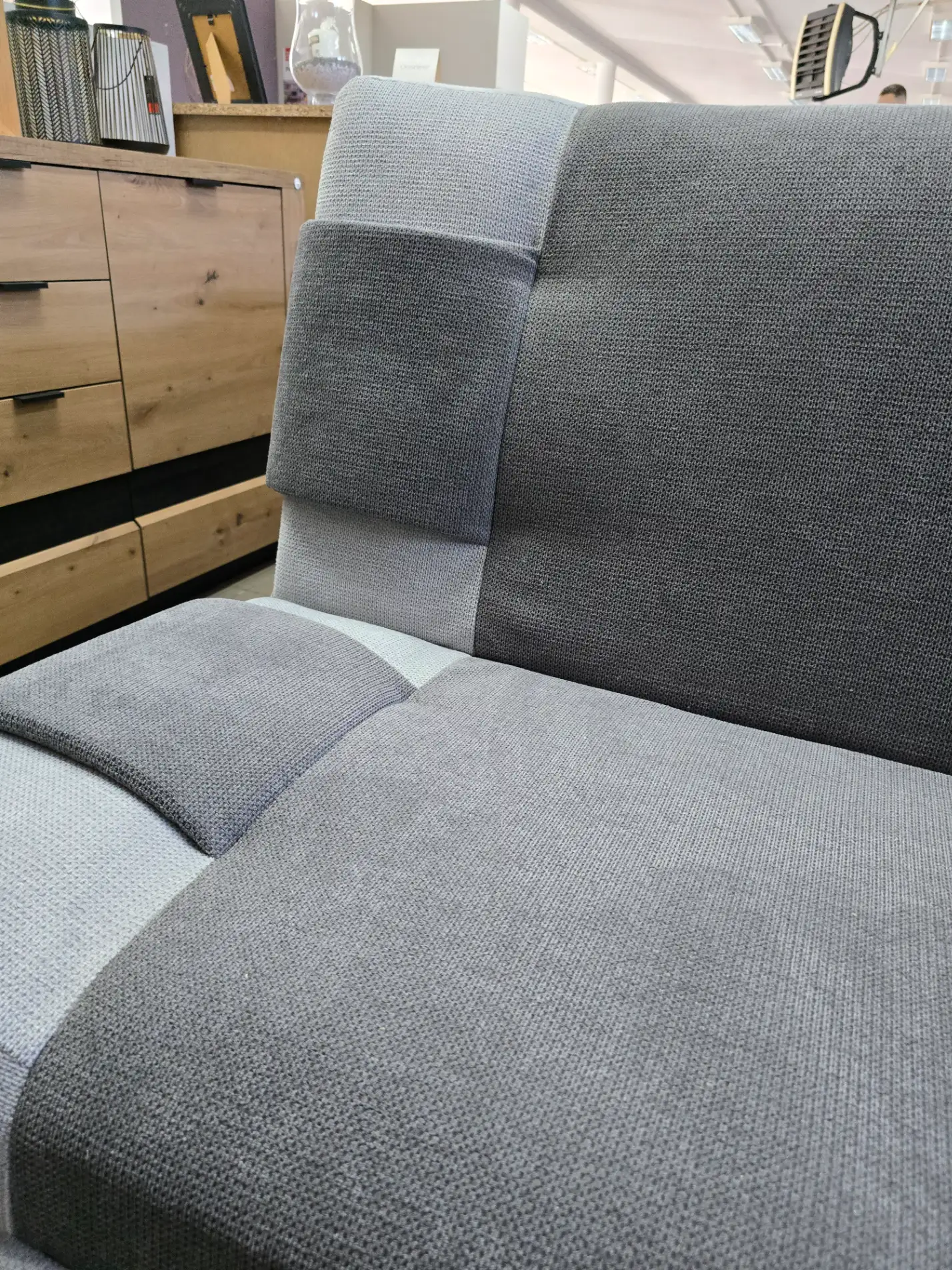 Wersalka CHROM kanapa sofa z funkcją spania szara