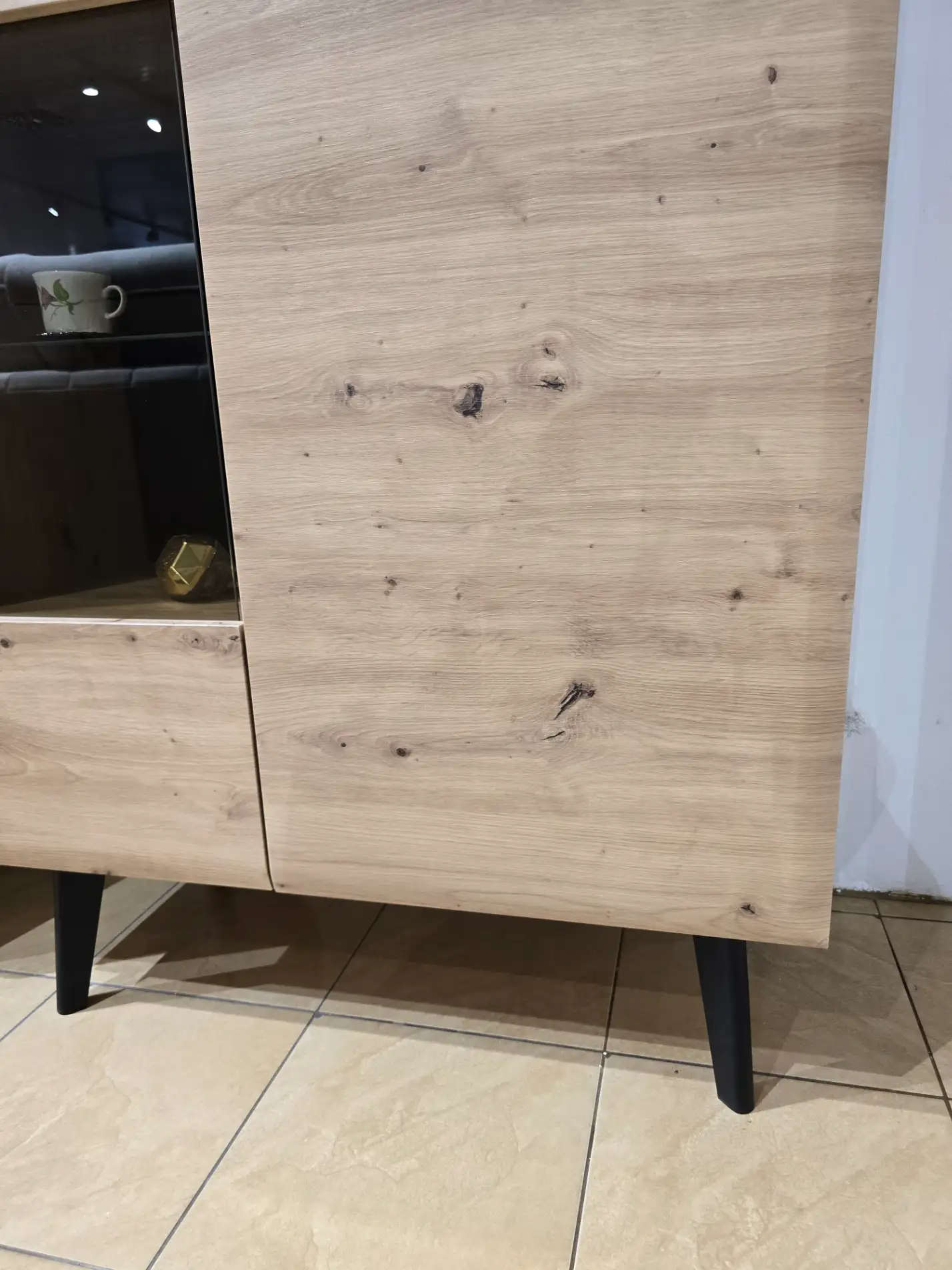 Piaski Meble Zestaw mebli NORDI komoda + 2x witryna (NWT53, NWT90, NKSZ160)
