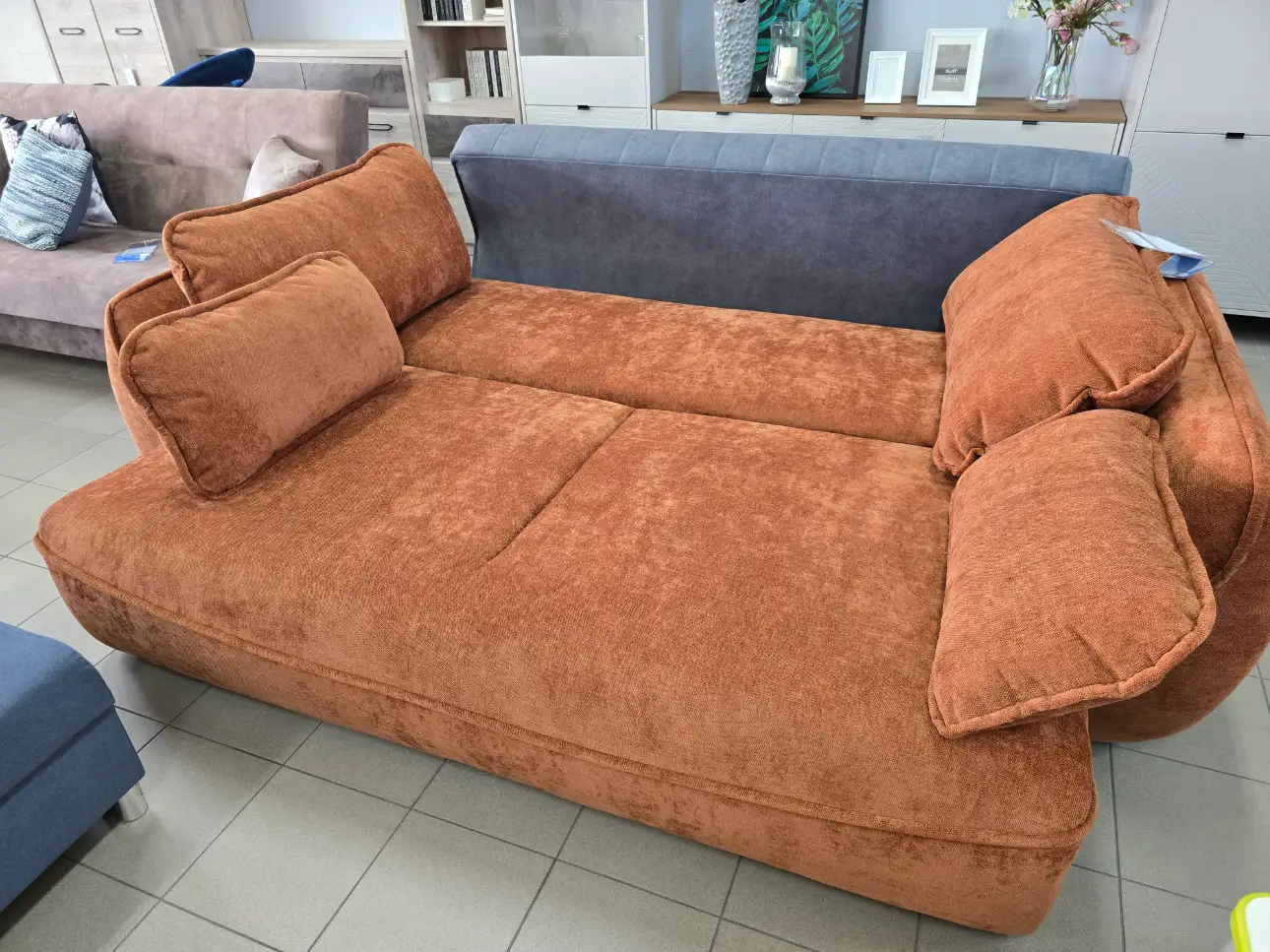 Puszman Sofa UMEA z funkcją spania i pojemnikiem