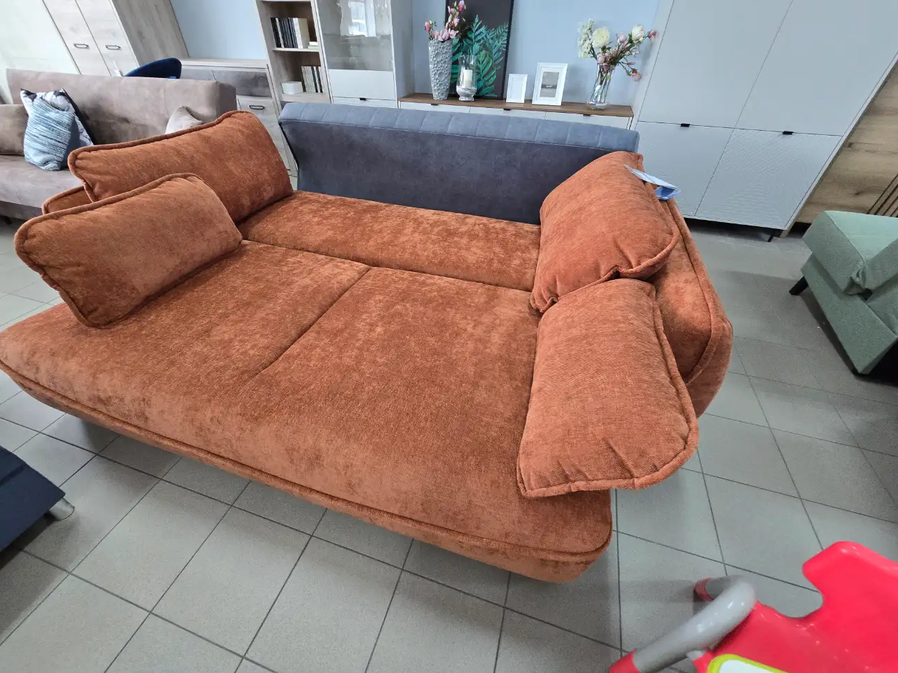 Puszman Sofa UMEA z funkcją spania i pojemnikiem