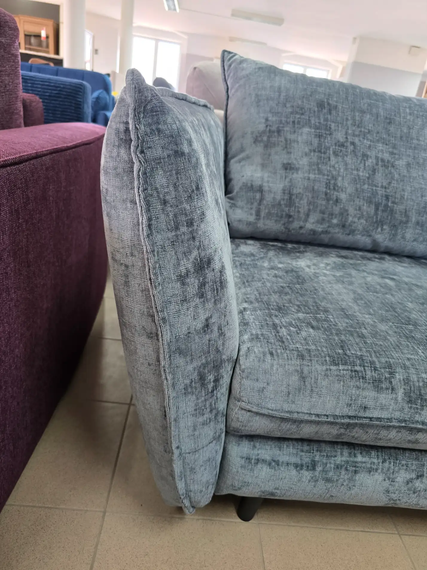 Black Red White Sofa SANTANA kanapa z funkcją spania 