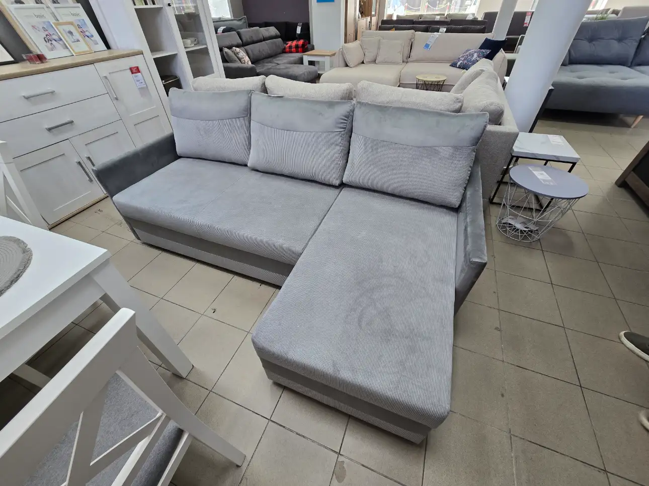 Black Red White Narożniki MILTON Uniwersalny 212 x 141 cm Black Red White Narożniki MILTON Uniwersalny 212 x 141 cm