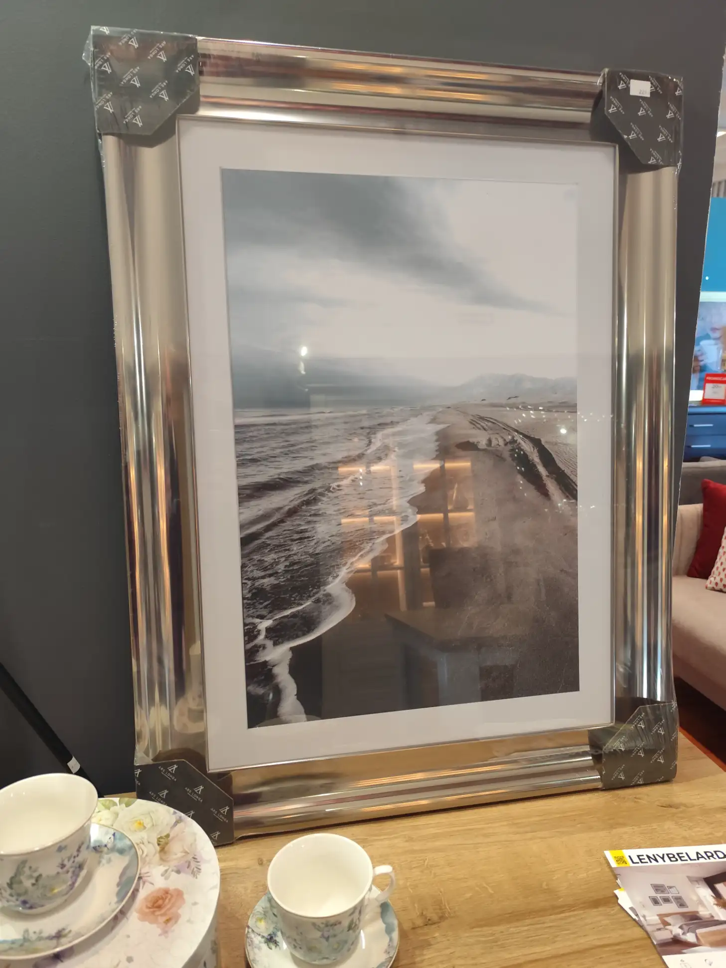 Obraz BRZEG MORZA plaża 50 x 70 cm Obraz BRZEG MORZA plaża 50 x 70 cm