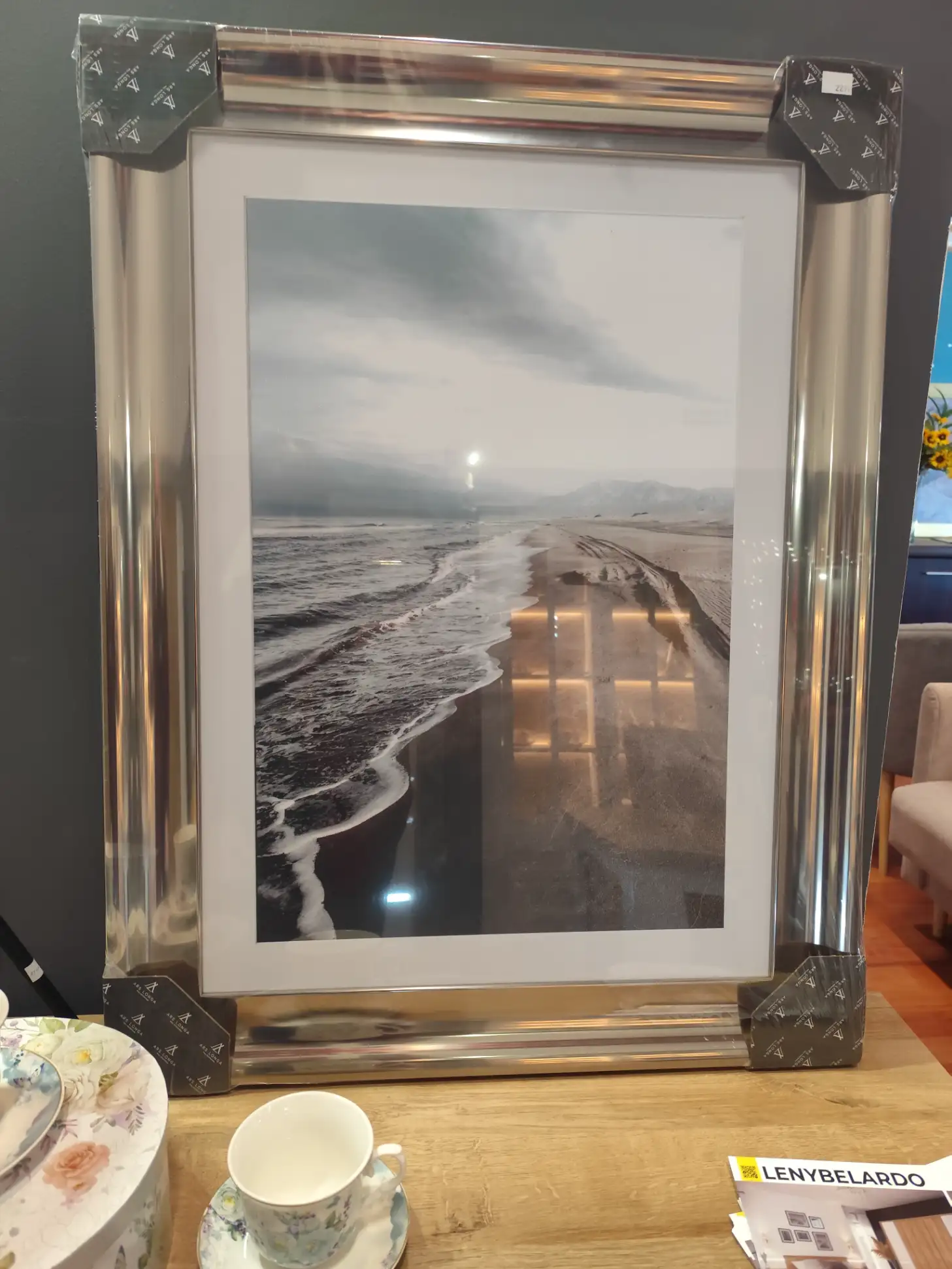 Obraz BRZEG MORZA plaża 50 x 70 cm Obraz BRZEG MORZA plaża 50 x 70 cm