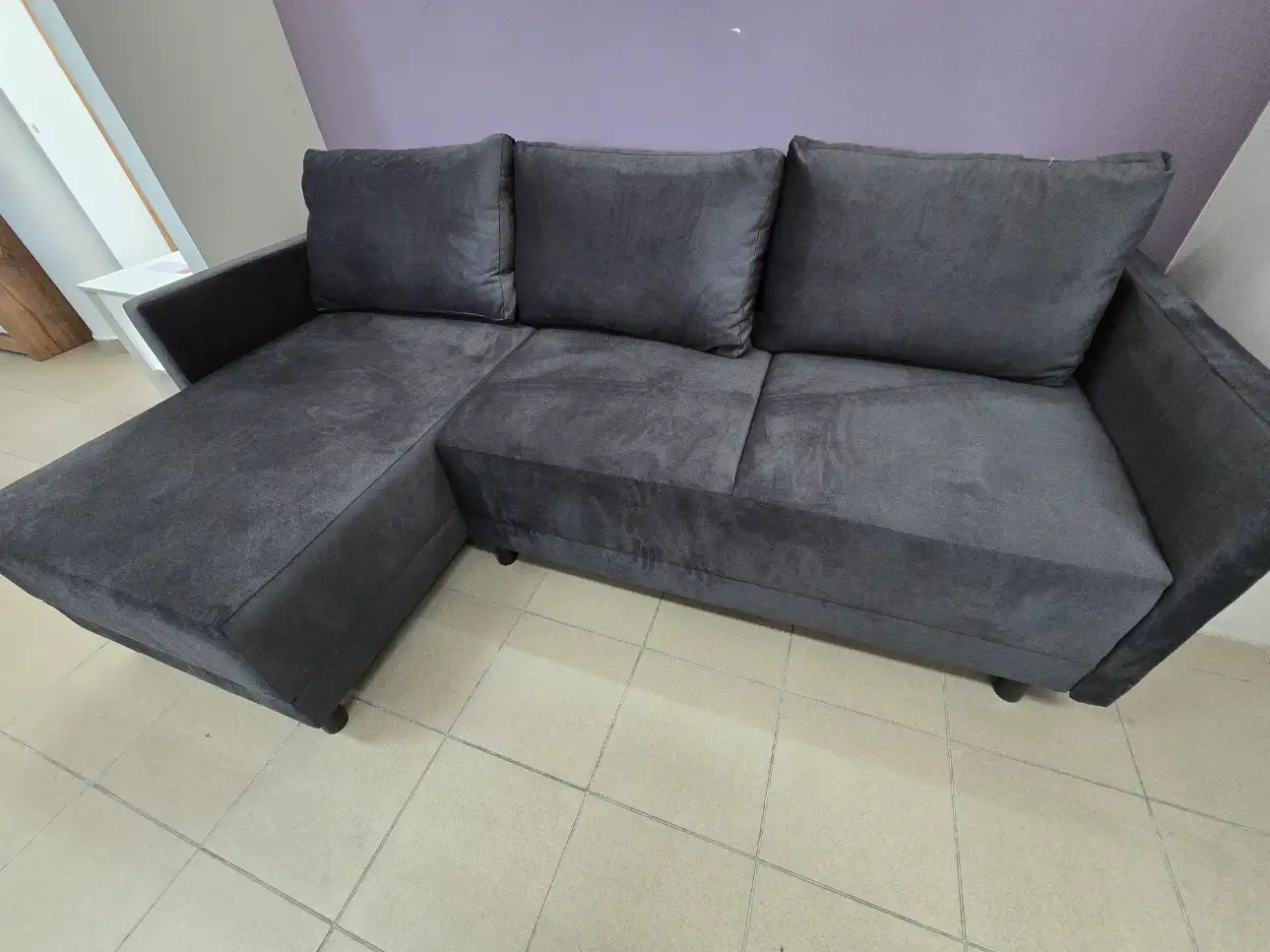 Narożnik BRUS z funkcją spania i pojemnikiem uniwersalny 208 x 135 cm
