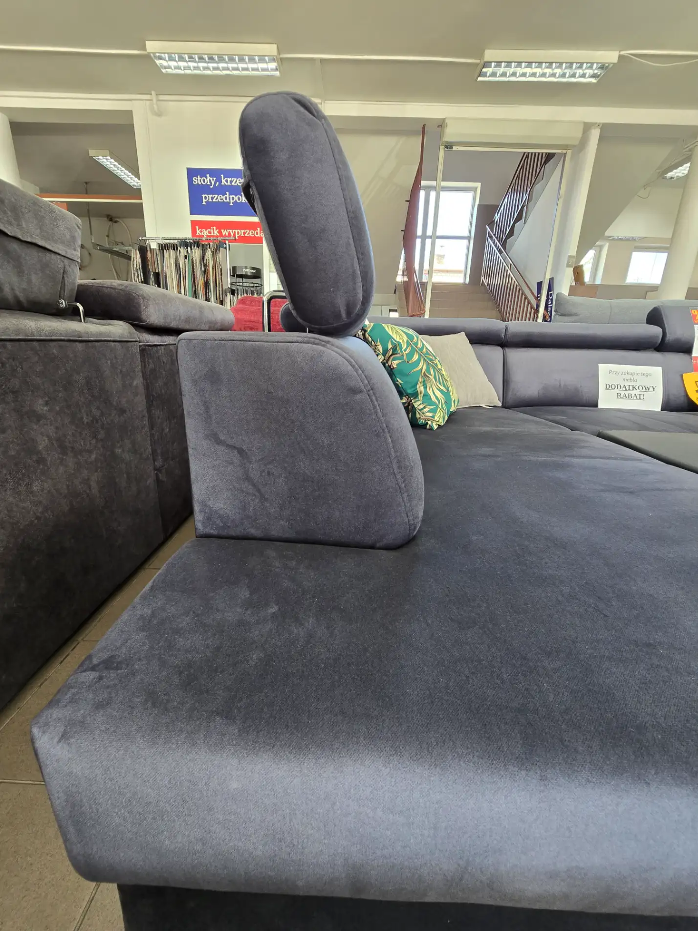 Black Red White Narożnik MELLOW 276 x 205 cm z funkcją spania Black Red White Narożnik MELLOW 276 x 205 cm z funkcją spania