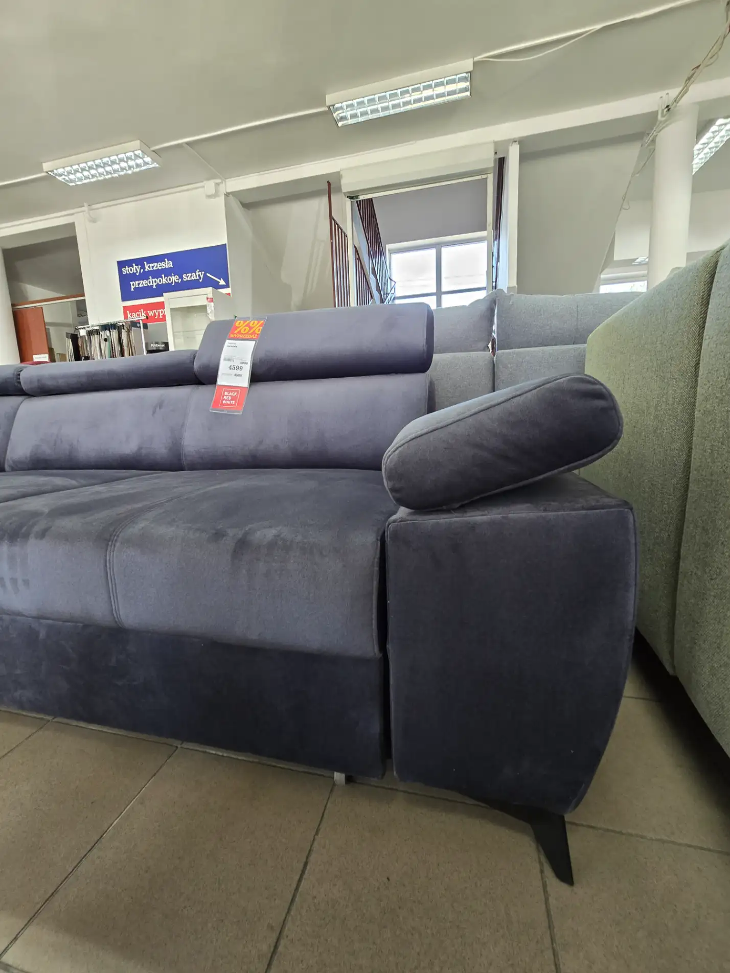 Black Red White Narożnik MELLOW 276 x 205 cm z funkcją spania Black Red White Narożnik MELLOW 276 x 205 cm z funkcją spania