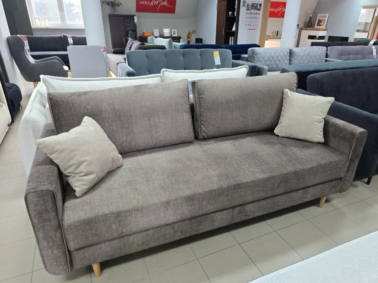 Meble Best Sofa KANSAS kanapa z funkcją spania DL i pojemnikiem na pościel
