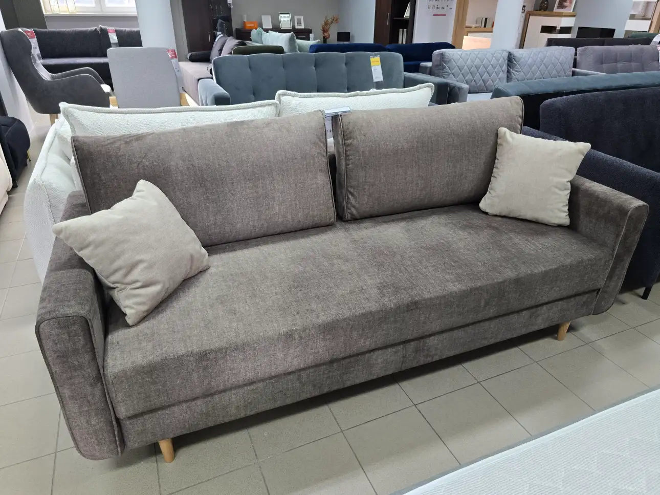 Meble Best Sofa KANSAS kanapa z funkcją spania DL i pojemnikiem na pościel