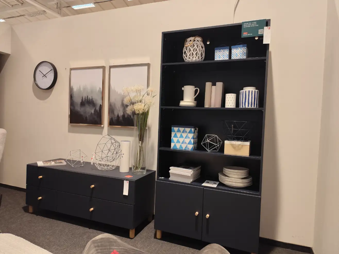 VOX Komoda CREATIVE szafka RTV granat / indygo