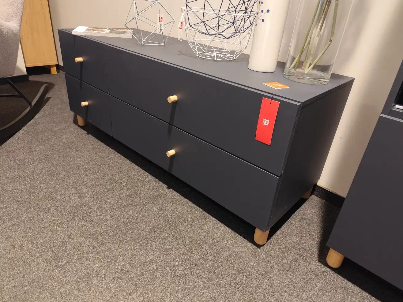 VOX Komoda CREATIVE szafka RTV granat / indygo