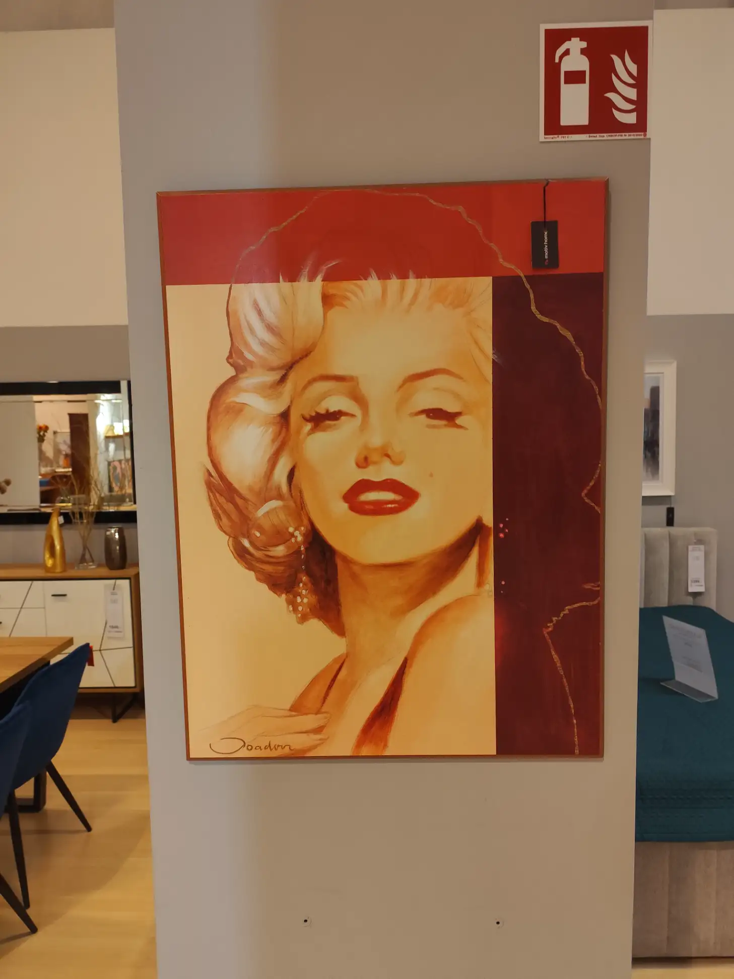 Obraz Marilyn Monroe portret 61x81 Obraz Marilyn Monroe portret 61x81