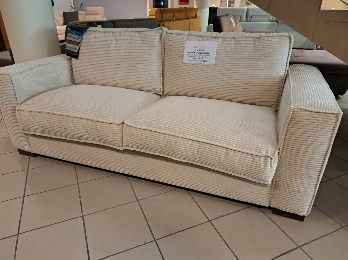 DES Sofa AROSA z funkcją spania Stelaż włoski