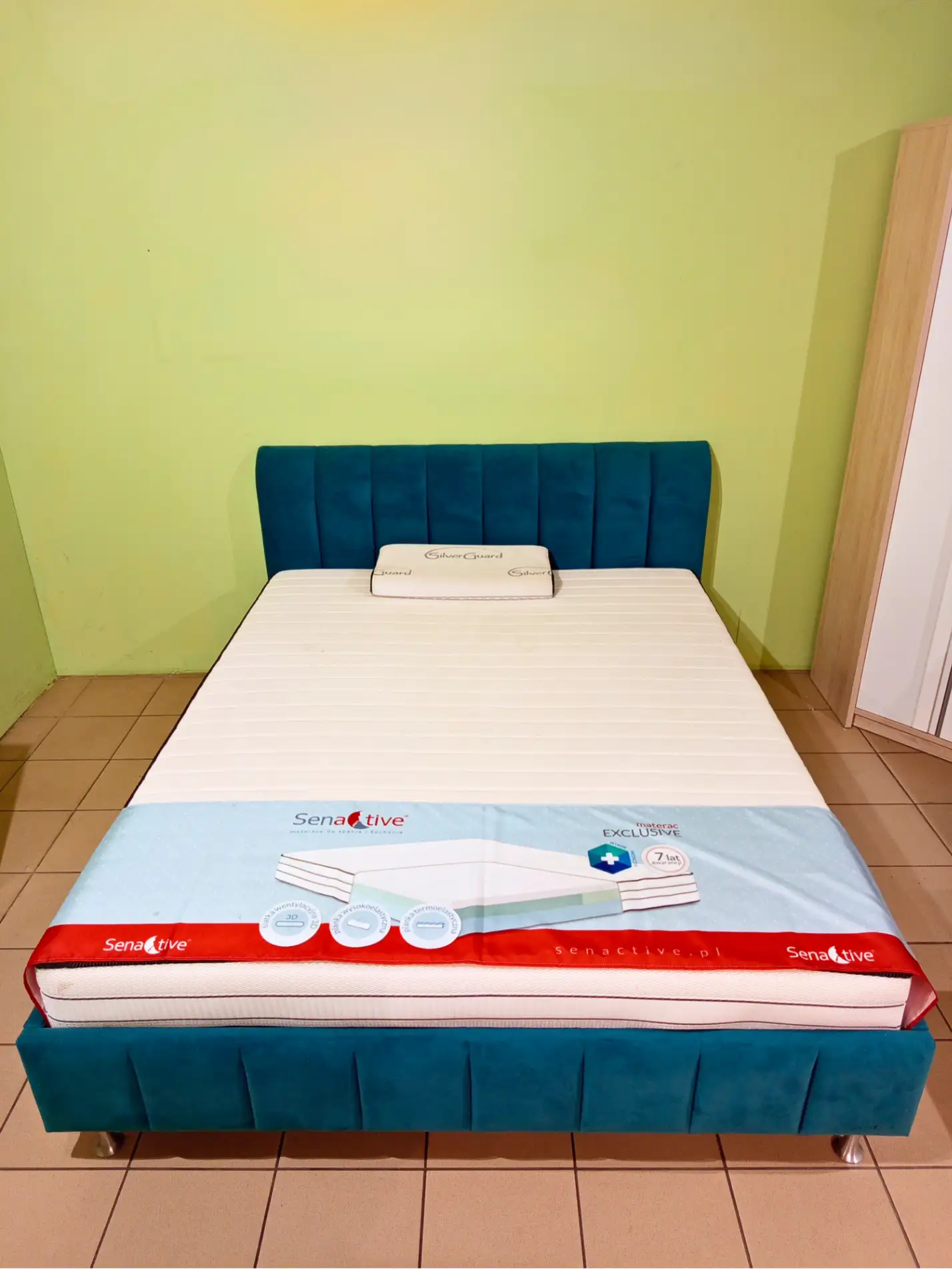 SenActive Łóżko tapicerowane EXCELLENCE 160 x 200 cm