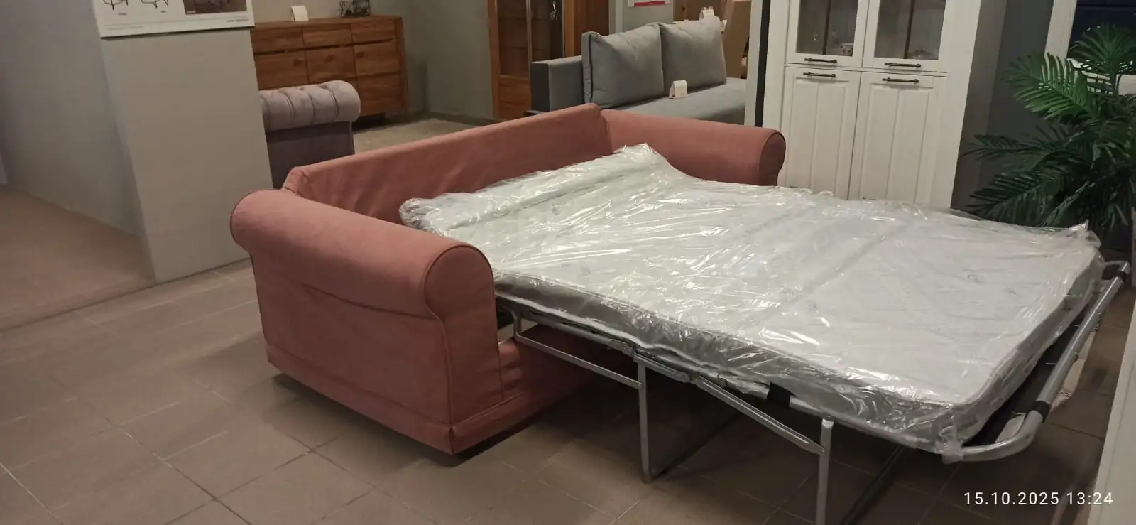 Feniks Meble Sofa GRAND z funkcją spania Stylowa Vintage