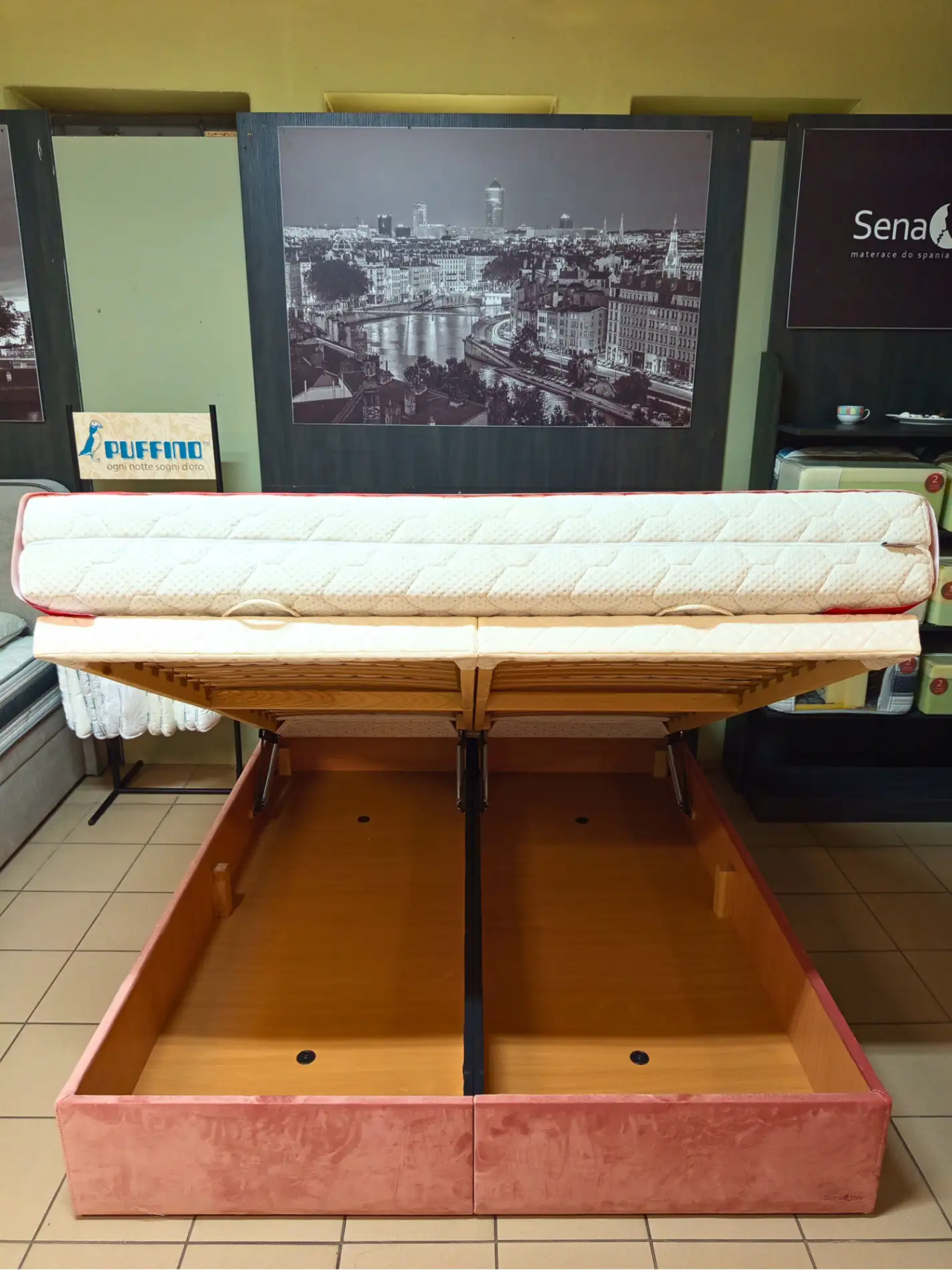 SenActive Łóżko OXFORD + Materac POLISPRING 200 x 160 cm ZESTAW SenActive Łóżko OXFORD + Materac POLISPRING 200 x 160 cm ZESTAW