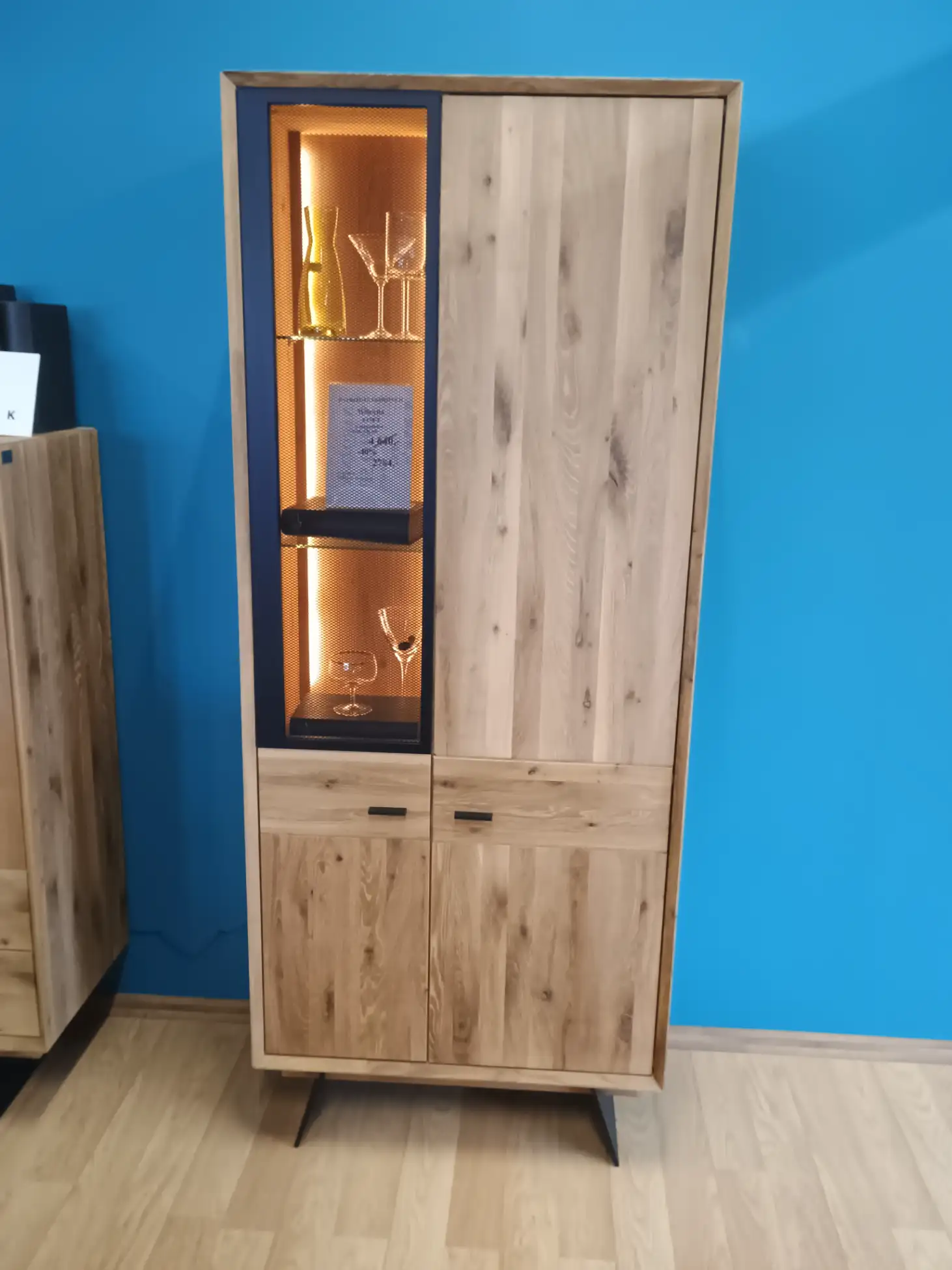 Krysiak witryna LOFT z oświetleniem LOF.030.DX