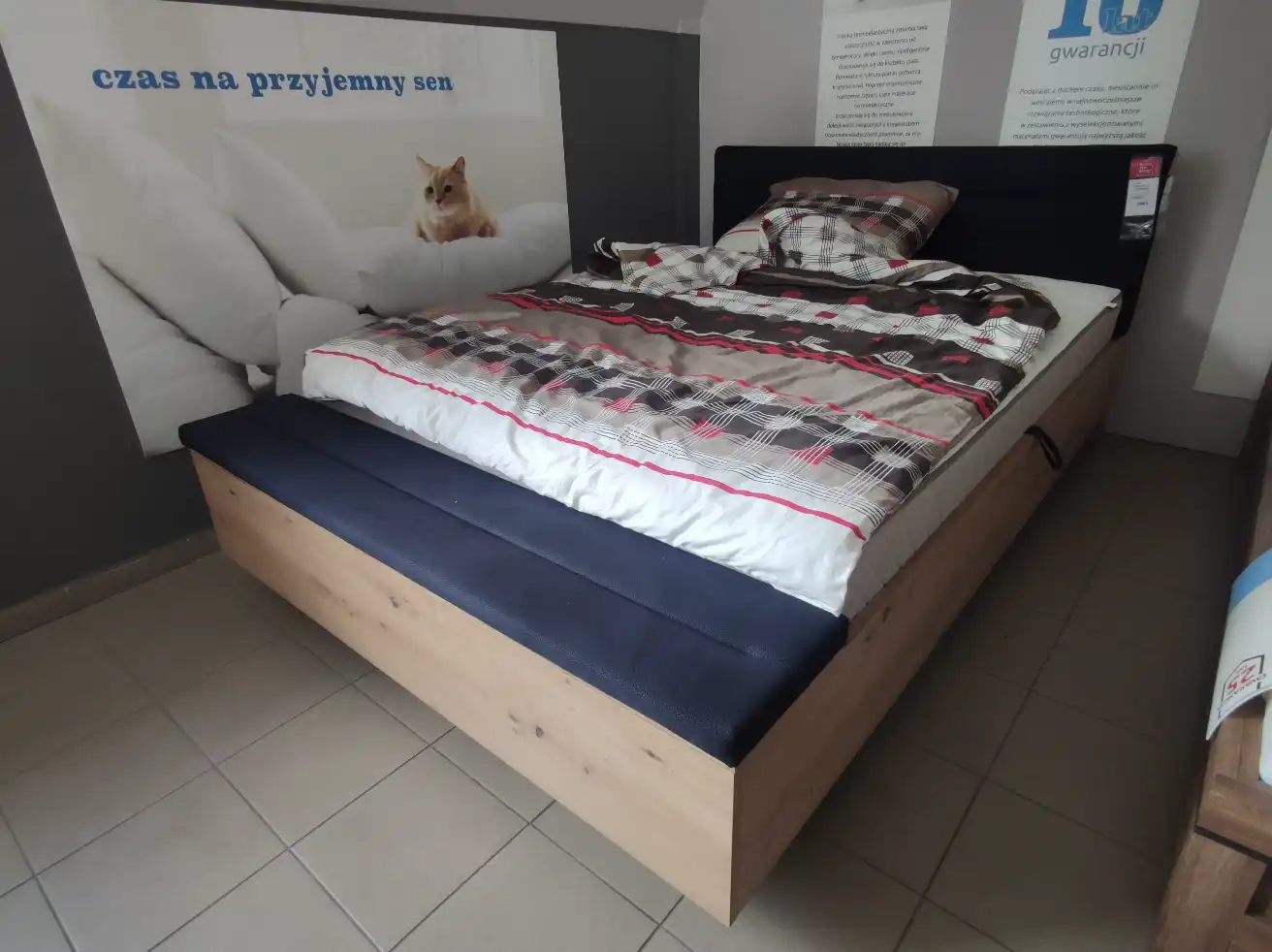 OSTIA łóżko 160 z pojemnikiem