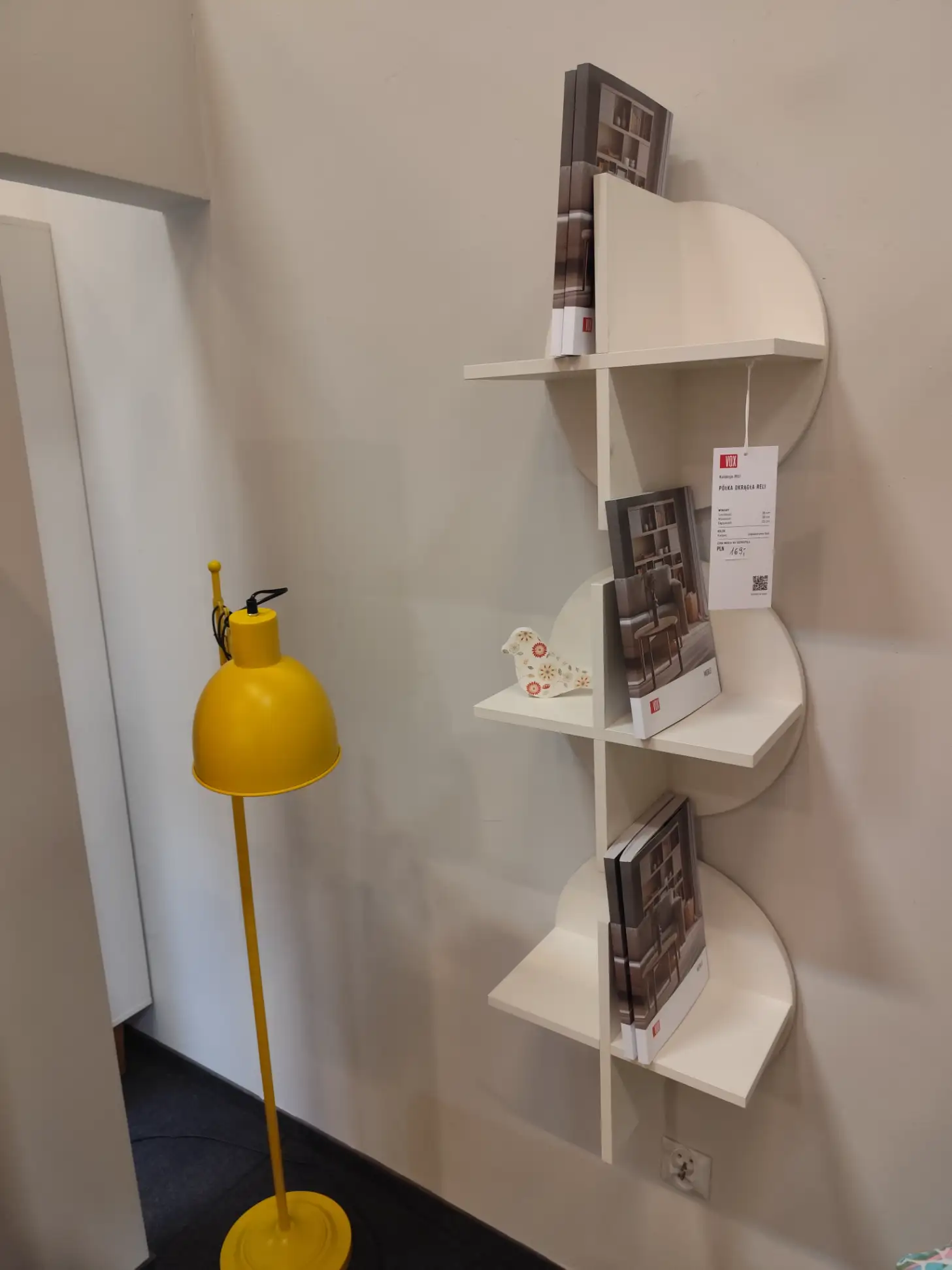 Zestaw półka wisząca RELI x 3 sztuki komplet aranżacja 