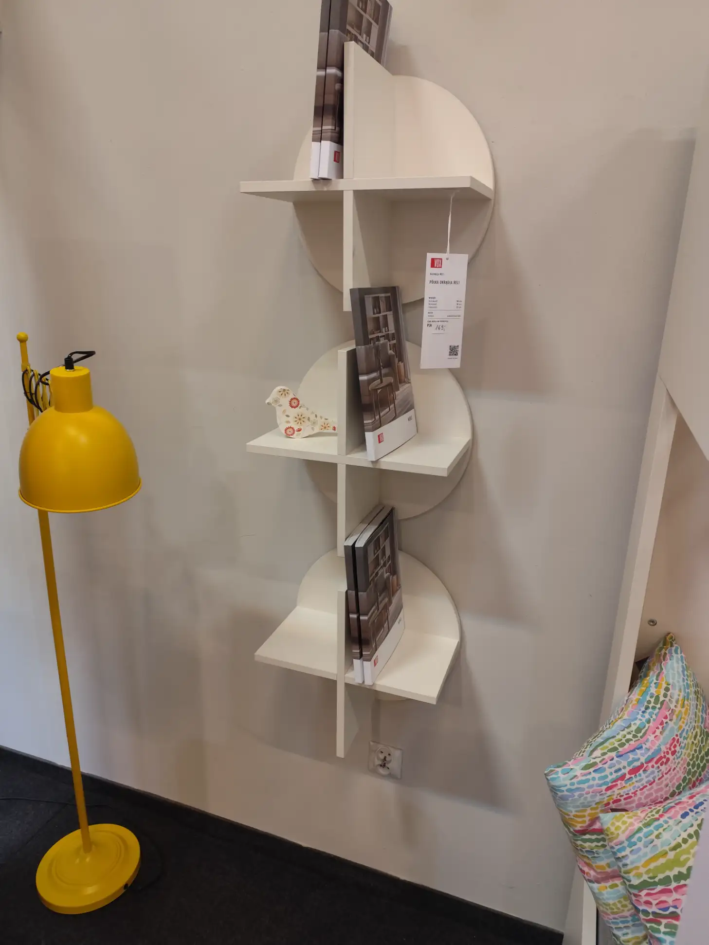 Zestaw półka wisząca RELI x 3 sztuki komplet aranżacja 