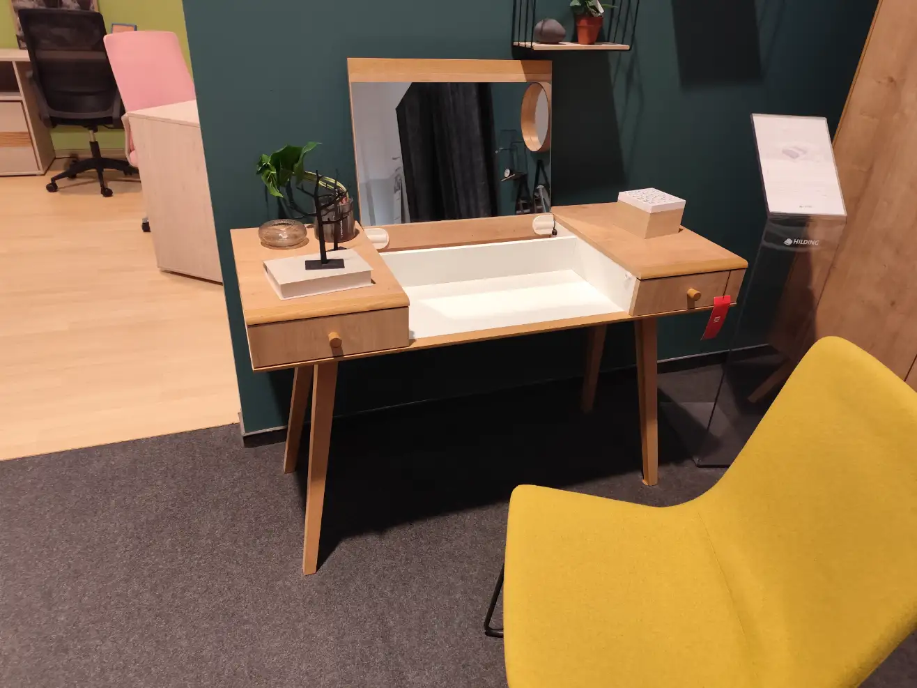 VOX Toaletka NATURE dąb z lustrem