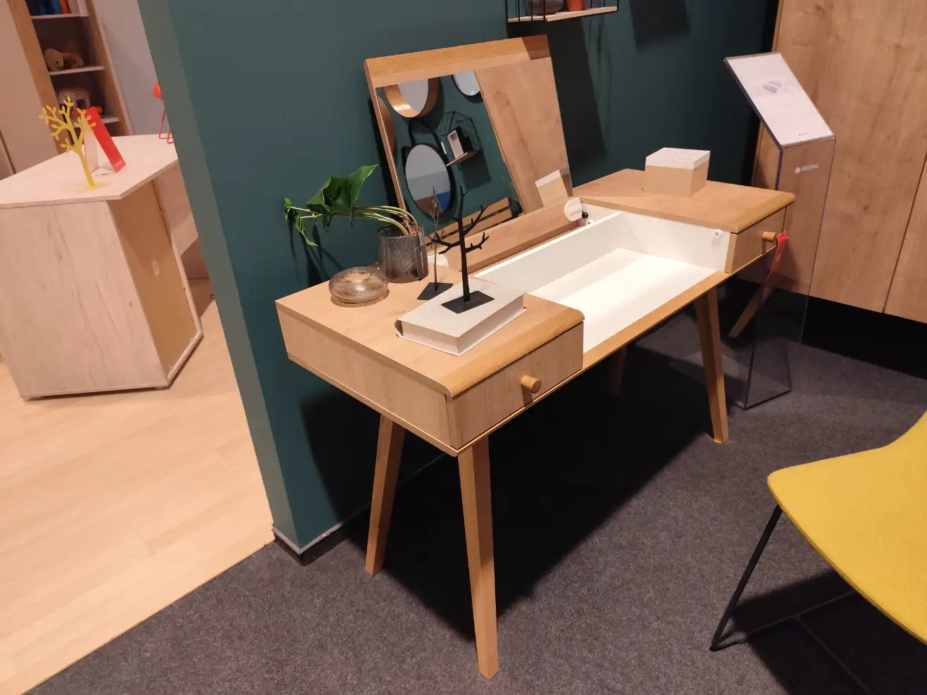 VOX Toaletka NATURE dąb z lustrem