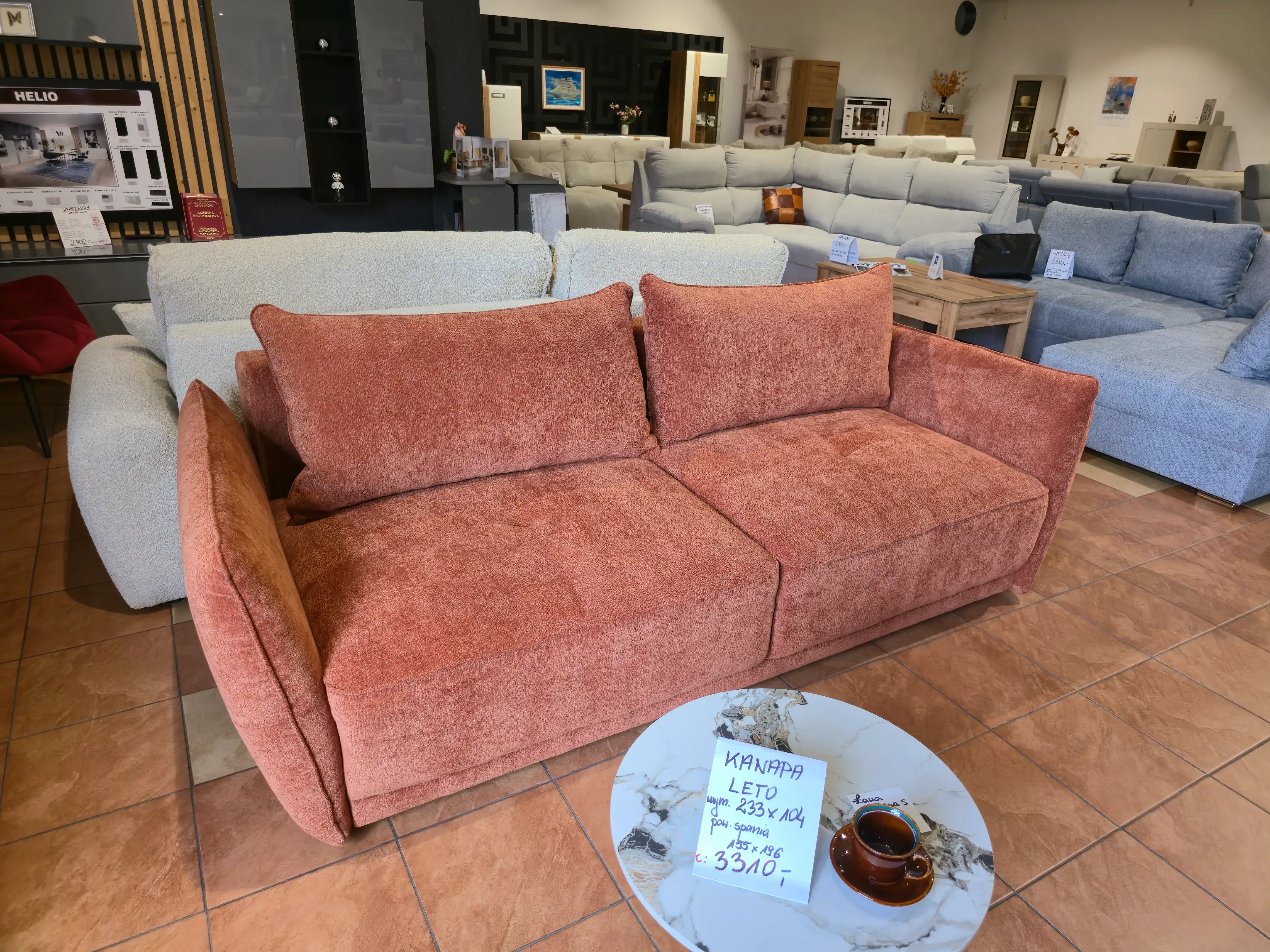 Benix Sofa kanapa LETO z funkcją spania