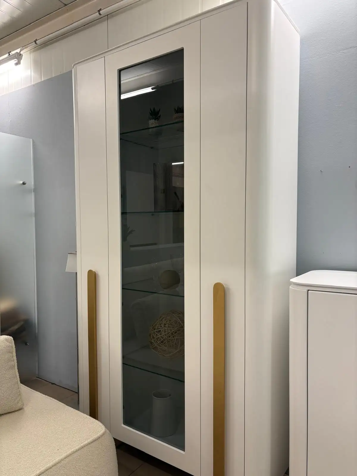 Fabbi Mobili Zestaw Mebli GRACE Witryna + Komoda meble premium