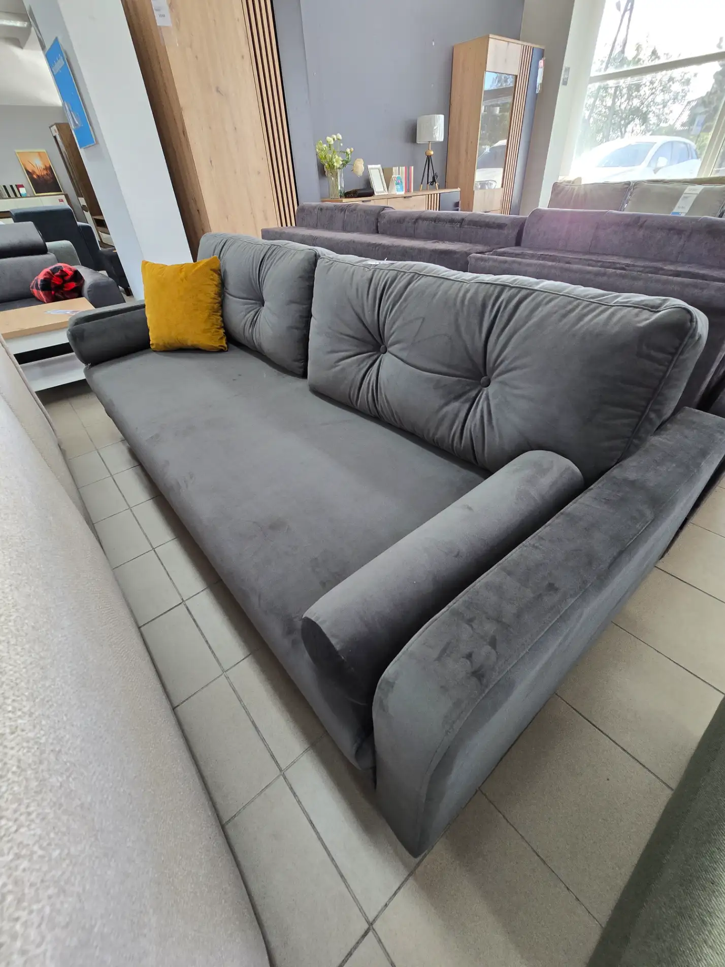 Sofa IMERO NEW kanapa z funkcją spania i pojemnikiem na pościel