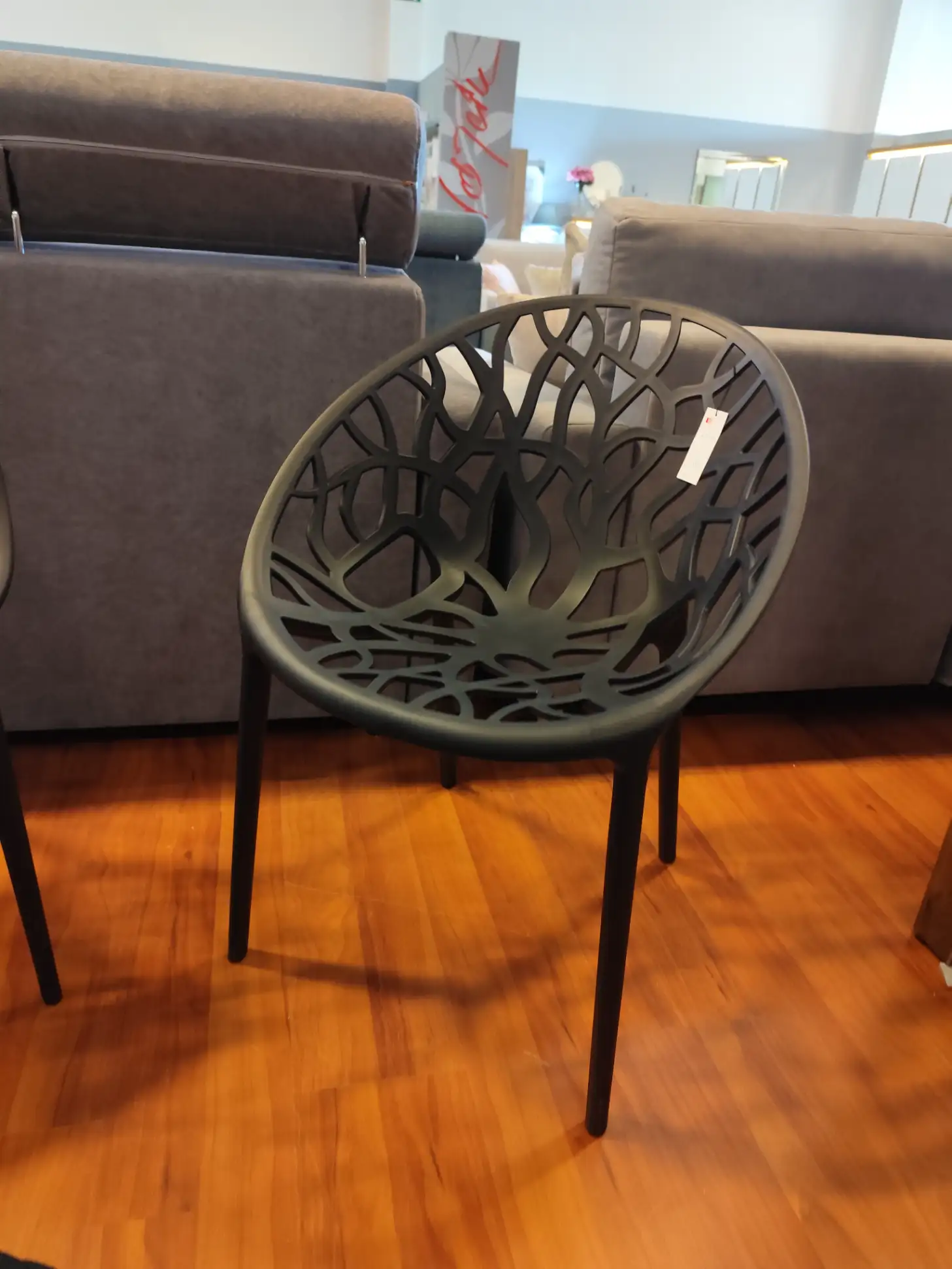 Krzesło K16-FX unikalny wzór czarne tworzywo Krzesło K16-FX unikalny wzór czarne tworzywo