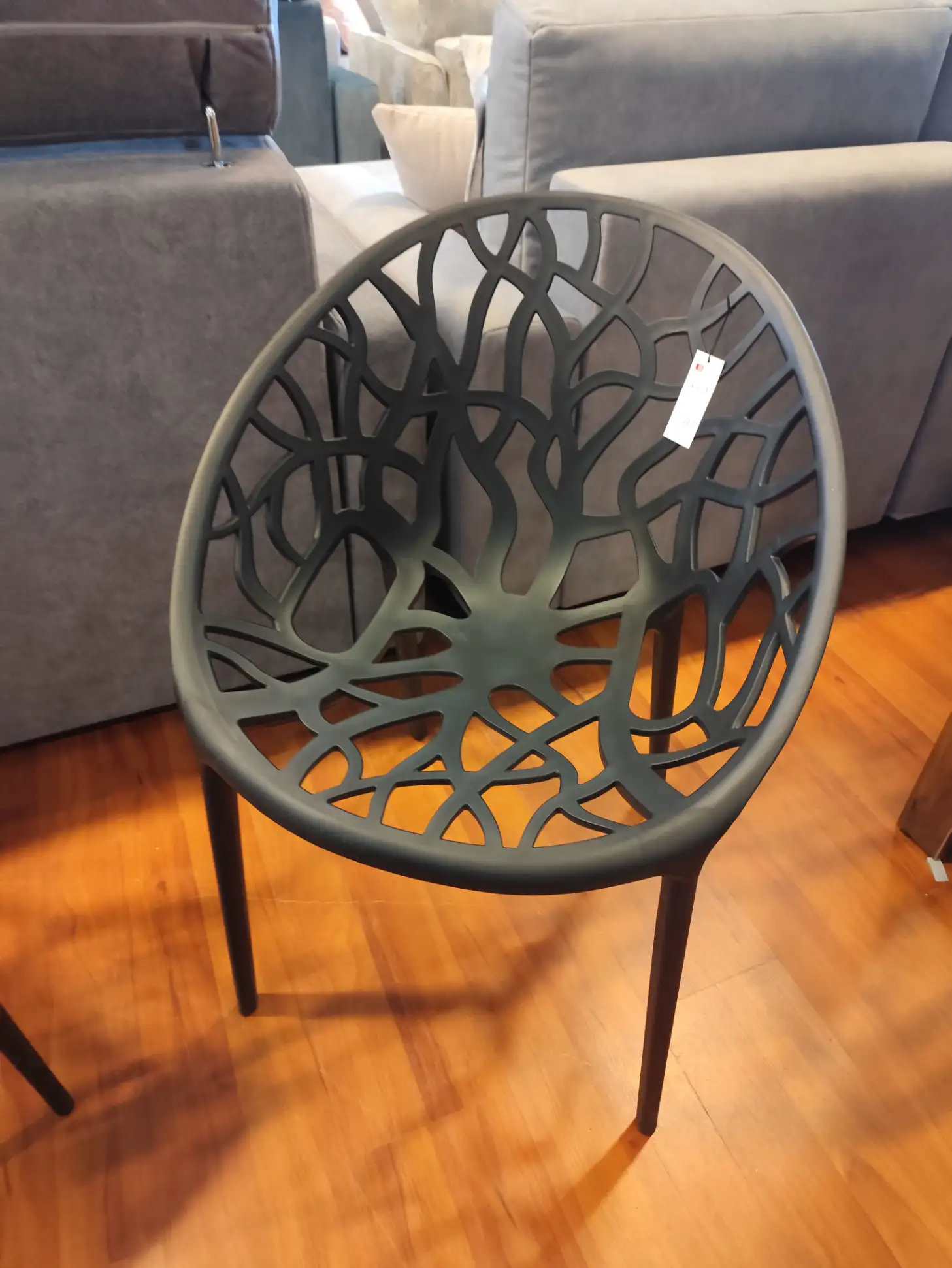 Krzesło K16-FX unikalny wzór czarne tworzywo Krzesło K16-FX unikalny wzór czarne tworzywo