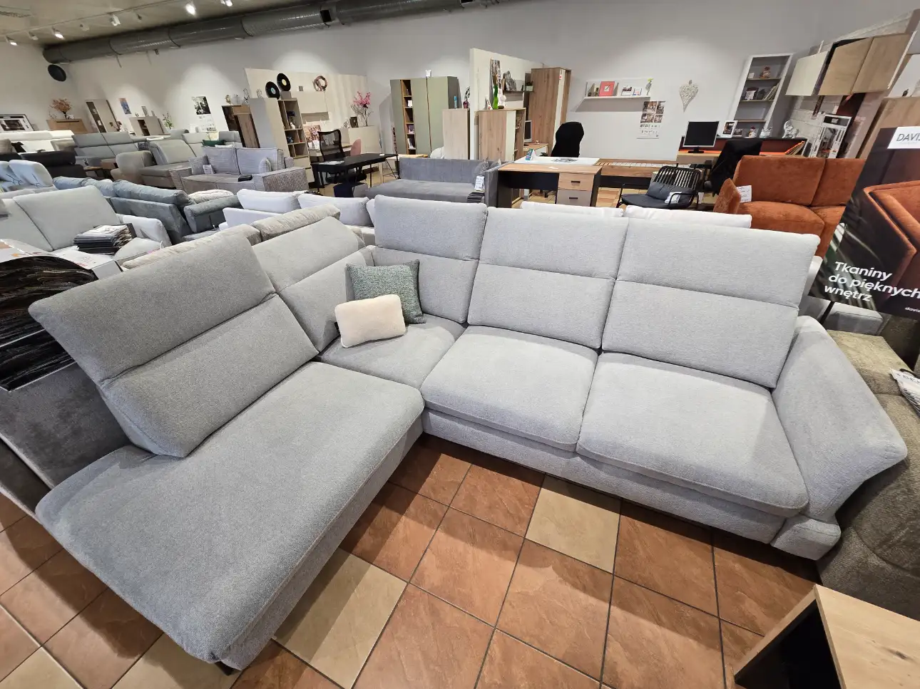 Meblar Narożnik SIENNA II z funkcją spania 260 x 210 cm