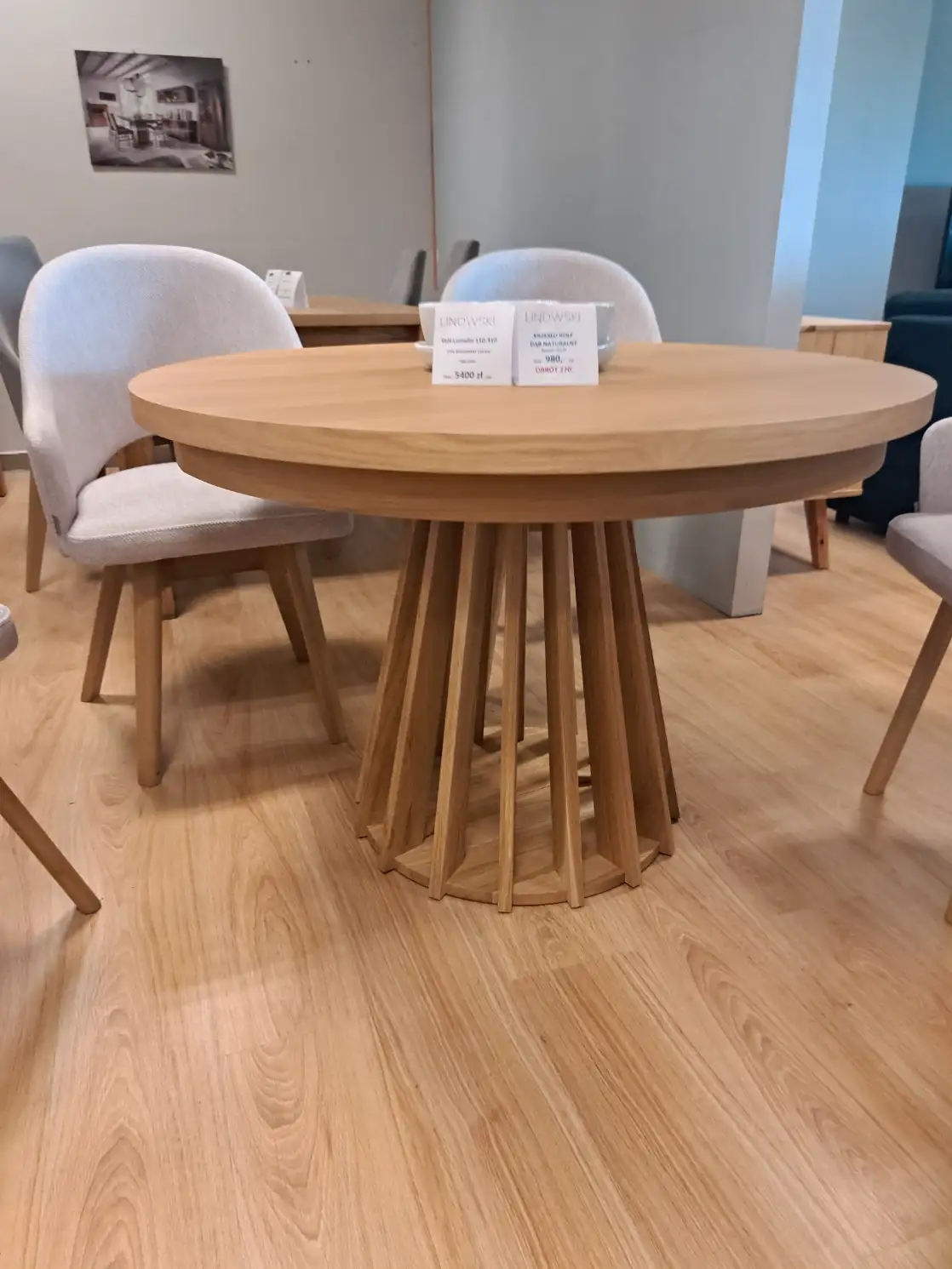 Halex Stół rozkładany LAMELLO 110 - 310 cm Dąb Lakier