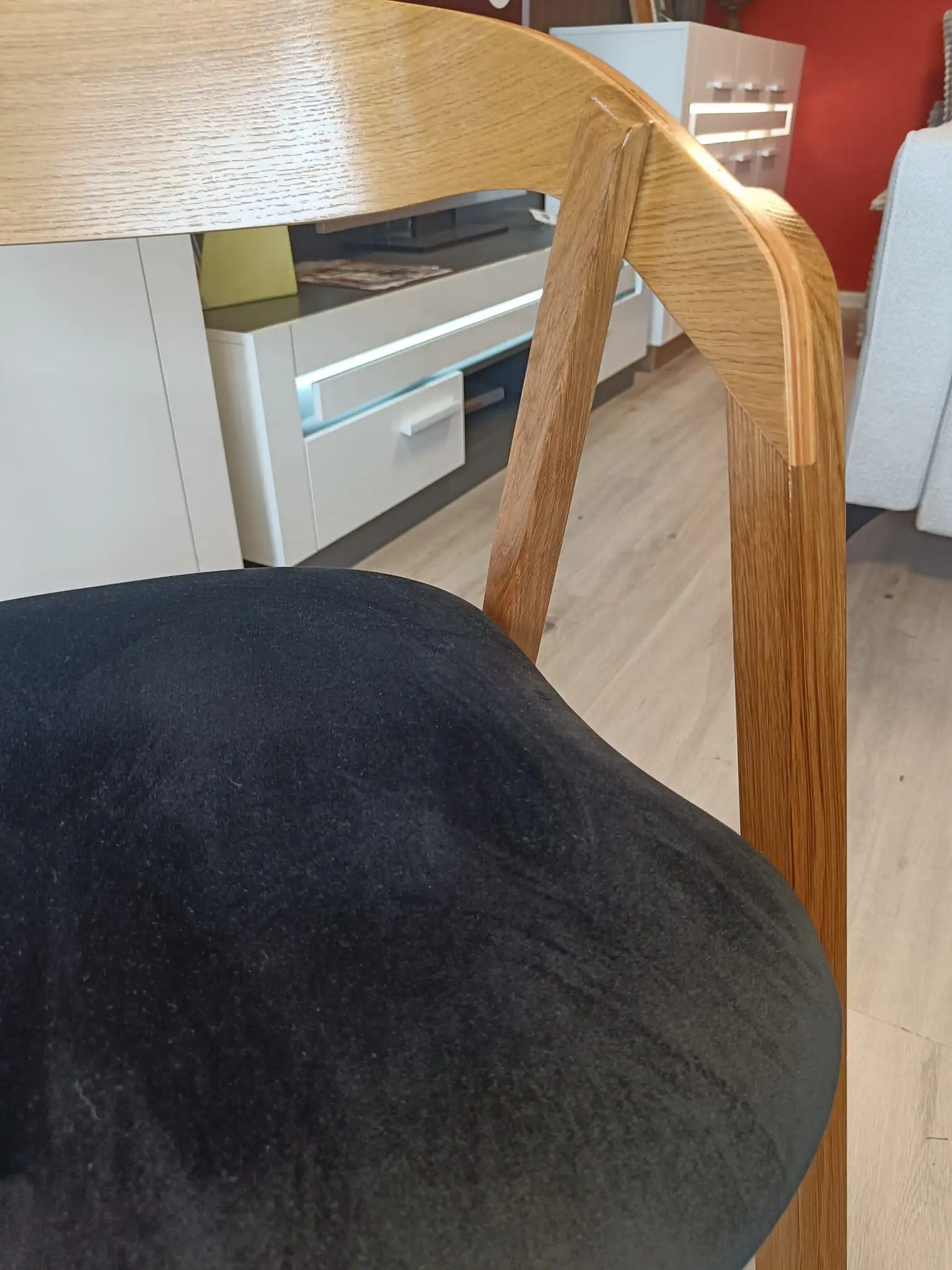 Krzesło tapicerowane K-56 krzesła zestaw drewniane dąb 4 szt.