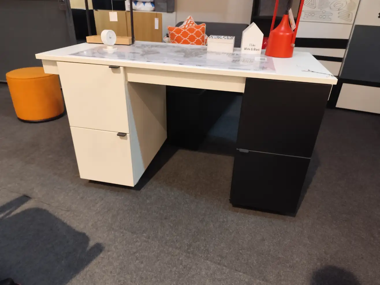 VOX Biurko YOUNG USERS TRANSFORMERS innowacyjne z białym blatem